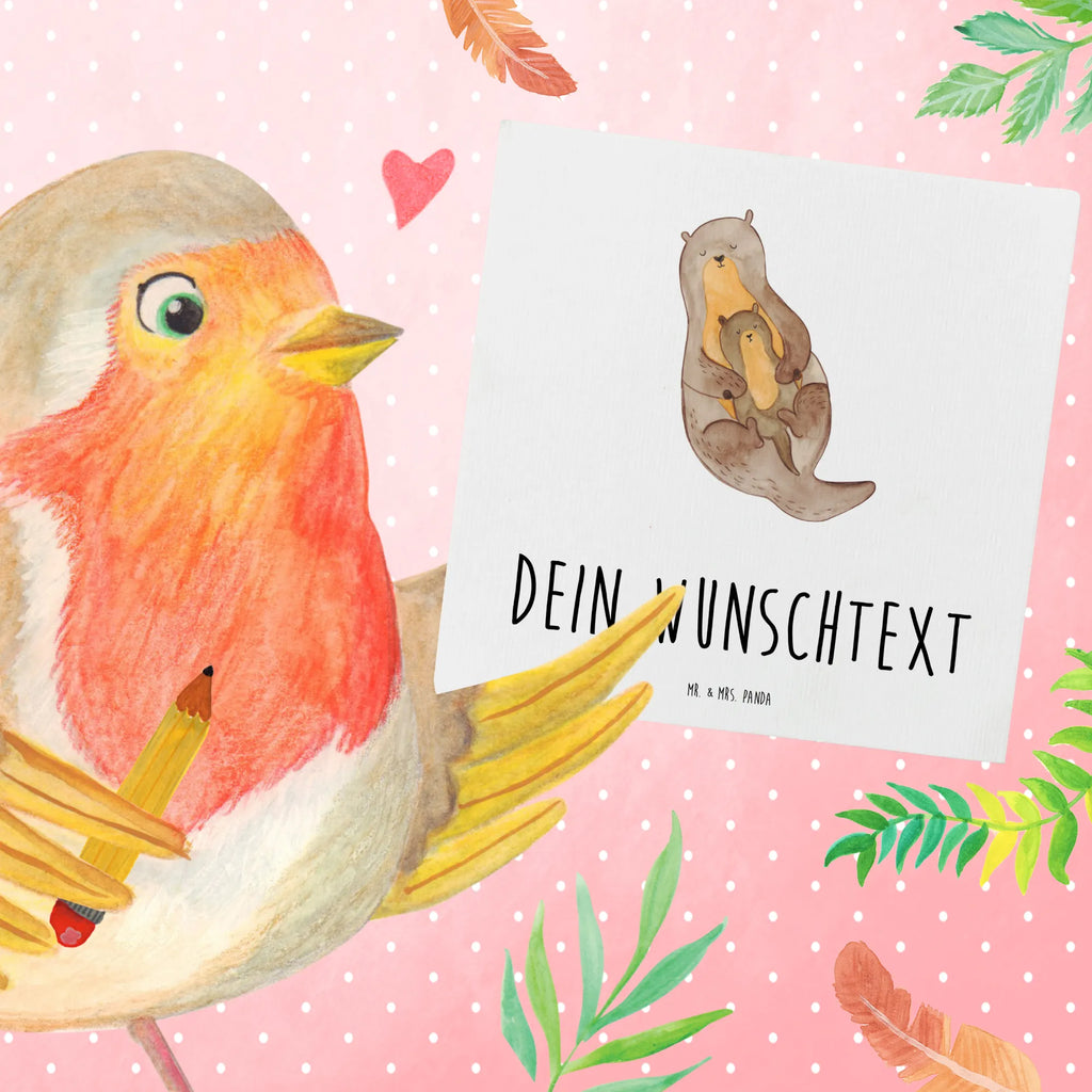 Personalized Deluxe Card otter child Grußkarte mit Namen, Personalisiertere Klappkarte, Grußkarte als Geldgeschenk, Grußkarte selbst gestalten, Grußkarten personalisiert, Personalisierte Einladungskarte, Personalisierte Grußkarte, Personalisierte Hochzeitskarte, Grußkarte selber drucken, Personalisierte Glückwunschkarte, Grußkarte mit persönlichen Nachrichten, Personalisierte Karte, Personalisierte Geburtstagskarte, Otter, Fischotter, Seeotter, Otter Seeotter See Otter