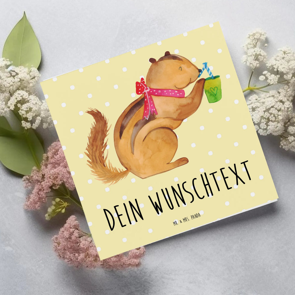 Personalized Deluxe Card Squirrel smoothies Grußkarten personalisiert, Personalisiertere Klappkarte, Grußkarte selbst gestalten, Personalisierte Karte, Grußkarte als Geldgeschenk, Personalisierte Einladungskarte, Personalisierte Geburtstagskarte, Grußkarte mit persönlichen Nachrichten, Personalisierte Hochzeitskarte, Grußkarte mit Namen, Personalisierte Grußkarte, Personalisierte Glückwunschkarte, Grußkarte selber drucken, Tiermotive, Gute Laune, lustige Sprüche, Tiere, Abnehmen, Eichhörnchen, Green Smoothies, Diät, Streifenhörnchen