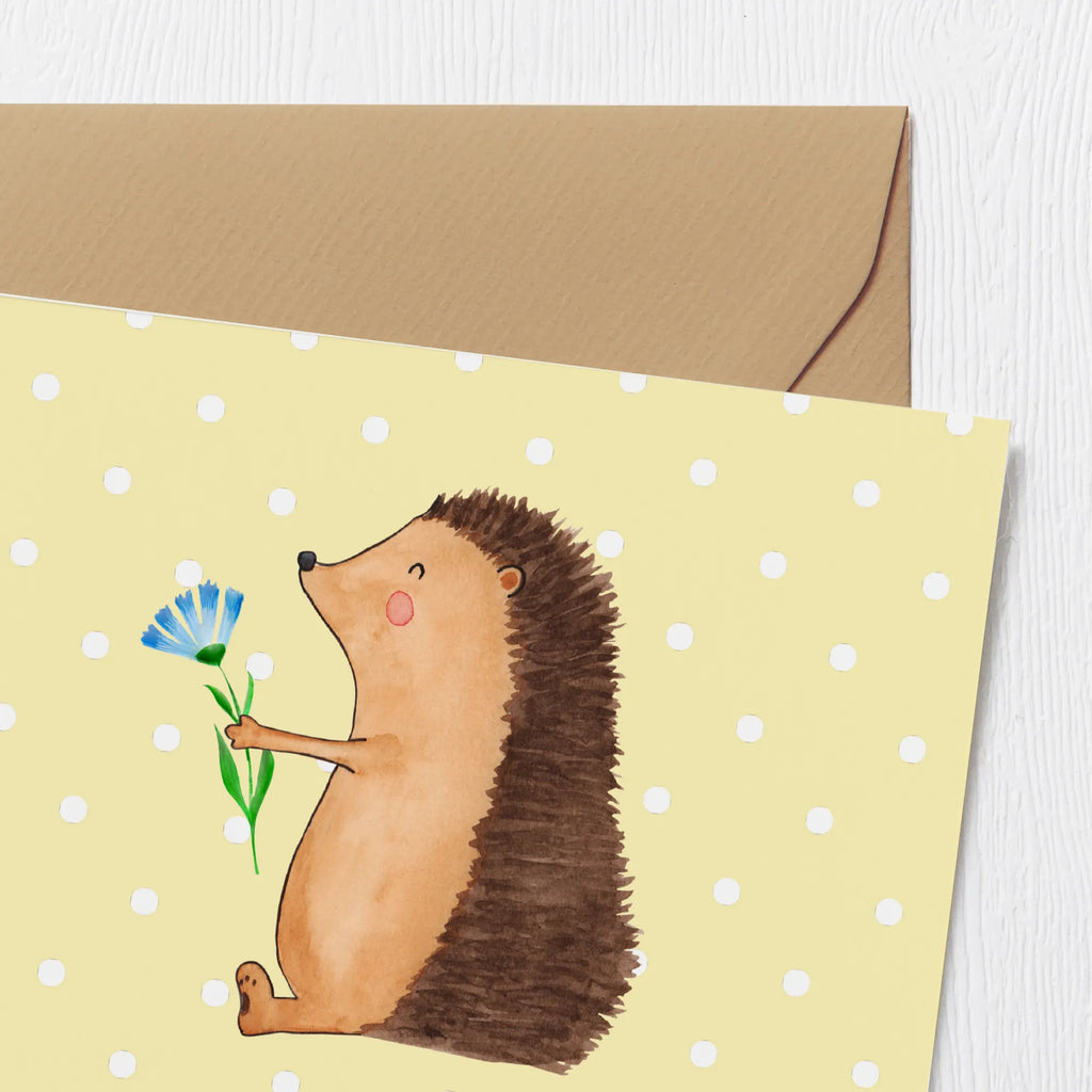Personalized Deluxe Card Hedgehog Flower Grußkarte mit Namen, Grußkarte mit persönlichen Nachrichten, Grußkarte selbst gestalten, Personalisierte Karte, Personalisiertere Klappkarte, Personalisierte Einladungskarte, Grußkarten personalisiert, Personalisierte Hochzeitskarte, Personalisierte Glückwunschkarte, Personalisierte Grußkarte, Personalisierte Geburtstagskarte, Grußkarte als Geldgeschenk, Grußkarte selber drucken, Tiermotive, Gute Laune, lustige Sprüche, Tiere, Krankheit, Besuch, Gute Besserung, Igel, Genesungswünsche, krank, Krankenhaus