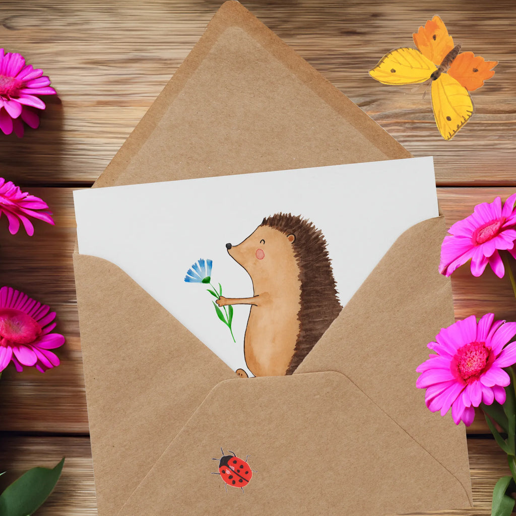 Personalized Deluxe Card Hedgehog Flower Grußkarte mit Namen, Grußkarte mit persönlichen Nachrichten, Grußkarte selbst gestalten, Personalisierte Karte, Personalisiertere Klappkarte, Personalisierte Einladungskarte, Grußkarten personalisiert, Personalisierte Hochzeitskarte, Personalisierte Glückwunschkarte, Personalisierte Grußkarte, Personalisierte Geburtstagskarte, Grußkarte als Geldgeschenk, Grußkarte selber drucken, Tiermotive, Gute Laune, lustige Sprüche, Tiere, Krankheit, Besuch, Gute Besserung, Igel, Genesungswünsche, krank, Krankenhaus