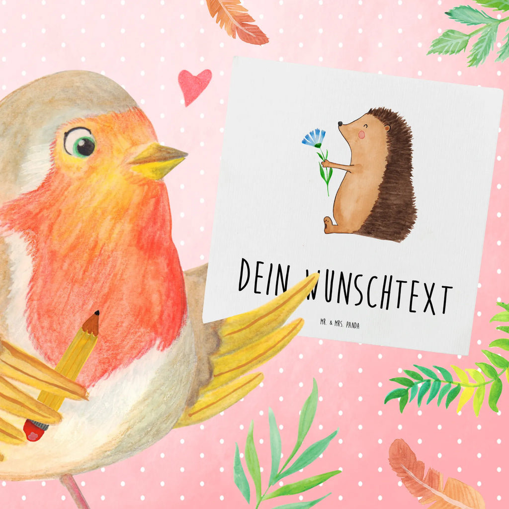 Personalized Deluxe Card Hedgehog Flower Grußkarte mit Namen, Grußkarte mit persönlichen Nachrichten, Grußkarte selbst gestalten, Personalisierte Karte, Personalisiertere Klappkarte, Personalisierte Einladungskarte, Grußkarten personalisiert, Personalisierte Hochzeitskarte, Personalisierte Glückwunschkarte, Personalisierte Grußkarte, Personalisierte Geburtstagskarte, Grußkarte als Geldgeschenk, Grußkarte selber drucken, Tiermotive, Gute Laune, lustige Sprüche, Tiere, Krankheit, Besuch, Gute Besserung, Igel, Genesungswünsche, krank, Krankenhaus