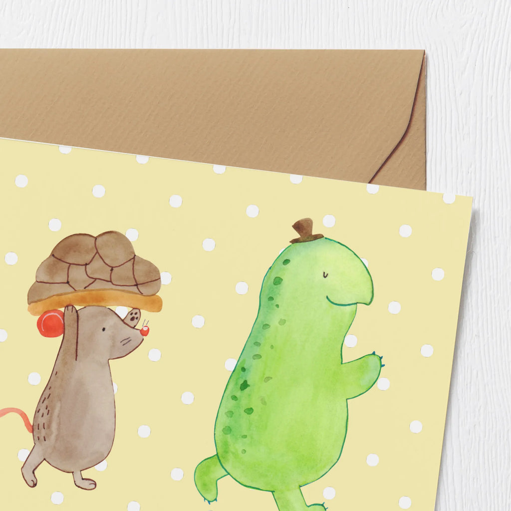 Personalisierte Deluxe Karte Schildkröte Maus Grußkarte als Geldgeschenk, Personalisierte Geburtstagskarte, Personalisiertere Klappkarte, Personalisierte Glückwunschkarte, Personalisierte Karte, Personalisierte Einladungskarte, Grußkarte selbst gestalten, Personalisierte Grußkarte, Grußkarte selber drucken, Grußkarte mit Namen, Grußkarte mit persönlichen Nachrichten, Personalisierte Hochzeitskarte, Grußkarten personalisiert, Schildkröte, Freunde, beste Freunde, Freundinnen, Maus, beste Freundinnen