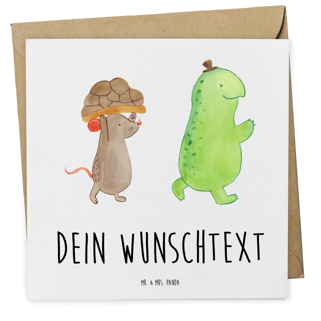 Personalisierte Deluxe Karte Schildkröte Maus Grußkarte als Geldgeschenk, Personalisierte Geburtstagskarte, Personalisiertere Klappkarte, Personalisierte Glückwunschkarte, Personalisierte Karte, Personalisierte Einladungskarte, Grußkarte selbst gestalten, Personalisierte Grußkarte, Grußkarte selber drucken, Grußkarte mit Namen, Grußkarte mit persönlichen Nachrichten, Personalisierte Hochzeitskarte, Grußkarten personalisiert, Schildkröte, Freunde, beste Freunde, Freundinnen, Maus, beste Freundinnen