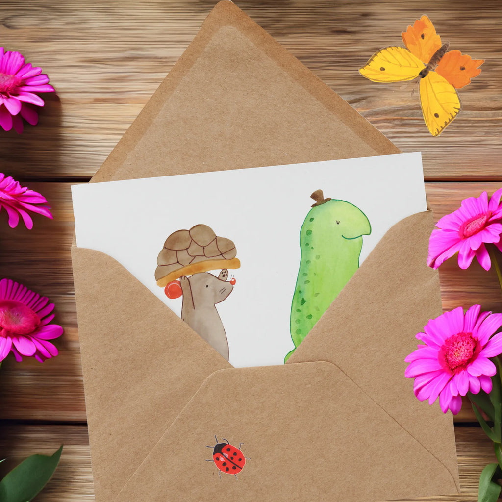 Personalisierte Deluxe Karte Schildkröte Maus Grußkarte als Geldgeschenk, Personalisierte Geburtstagskarte, Personalisiertere Klappkarte, Personalisierte Glückwunschkarte, Personalisierte Karte, Personalisierte Einladungskarte, Grußkarte selbst gestalten, Personalisierte Grußkarte, Grußkarte selber drucken, Grußkarte mit Namen, Grußkarte mit persönlichen Nachrichten, Personalisierte Hochzeitskarte, Grußkarten personalisiert, Schildkröte, Freunde, beste Freunde, Freundinnen, Maus, beste Freundinnen