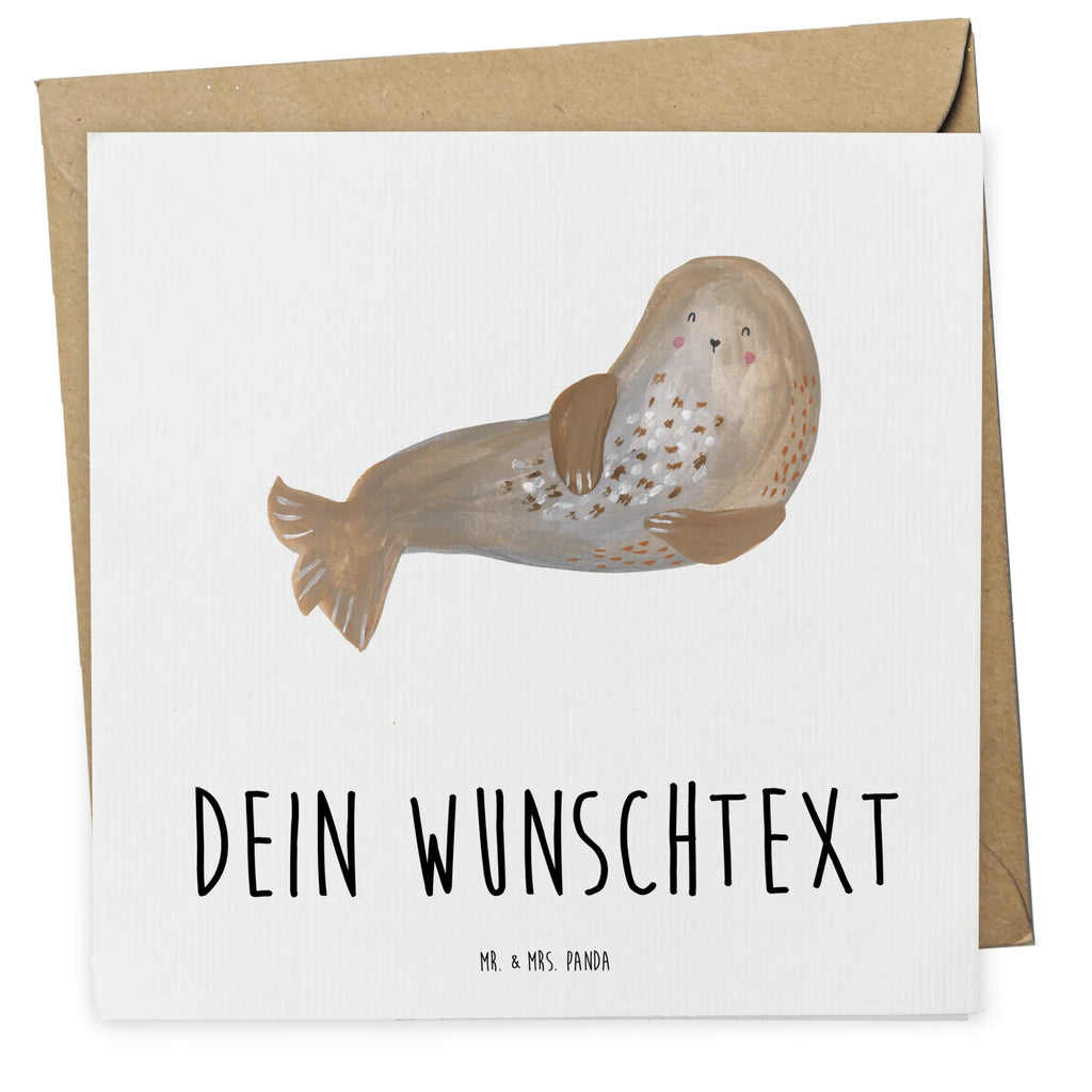 Personalized Deluxe Card seal Laugh Grußkarte selber drucken, Personalisierte Einladungskarte, Personalisiertere Klappkarte, Personalisierte Geburtstagskarte, Grußkarte mit Namen, Grußkarten personalisiert, Grußkarte als Geldgeschenk, Personalisierte Karte, Grußkarte mit persönlichen Nachrichten, Personalisierte Glückwunschkarte, Personalisierte Hochzeitskarte, Grußkarte selbst gestalten, Personalisierte Grußkarte, Tiermotive, Gute Laune, lustige Sprüche, Tiere, Ostsee, Nordsee, Strand, Robben, Seehund, Meerestier, Robbe