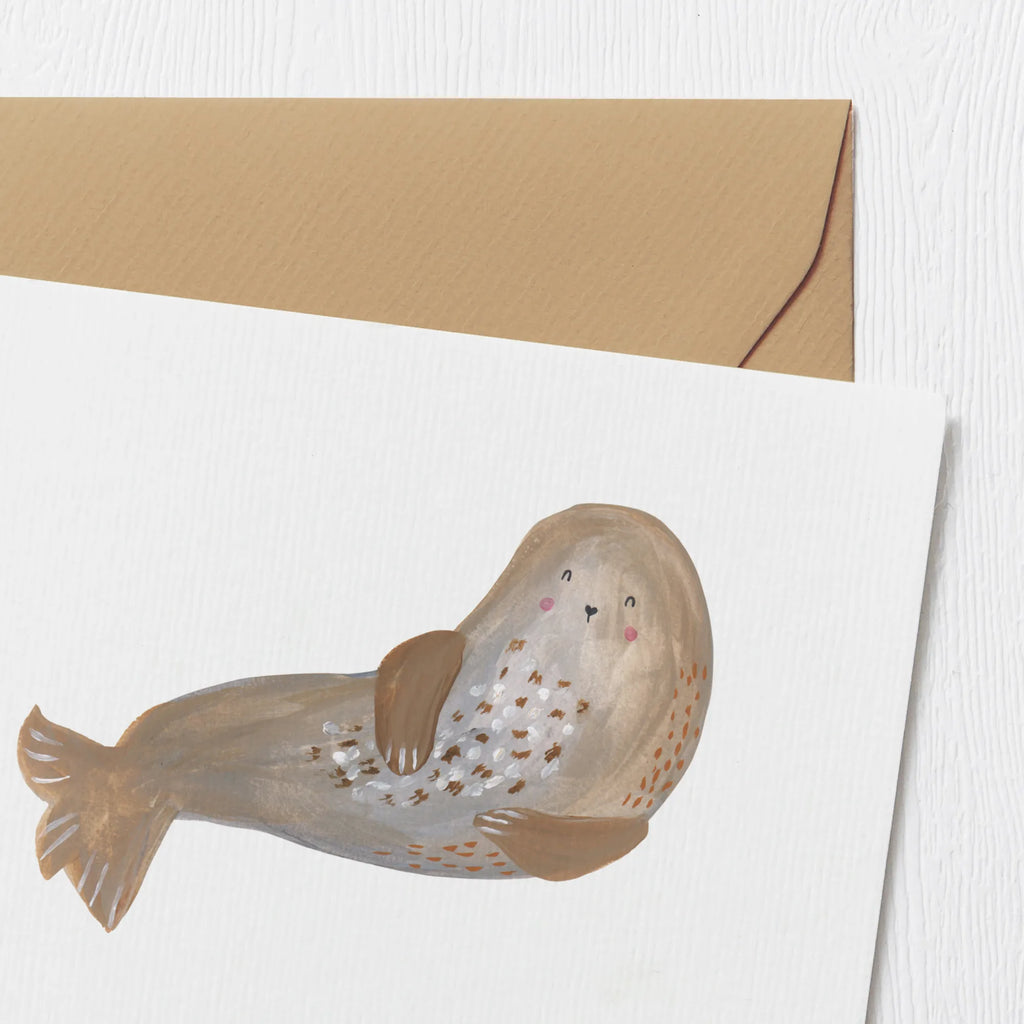 Personalized Deluxe Card seal Laugh Grußkarte selber drucken, Personalisierte Einladungskarte, Personalisiertere Klappkarte, Personalisierte Geburtstagskarte, Grußkarte mit Namen, Grußkarten personalisiert, Grußkarte als Geldgeschenk, Personalisierte Karte, Grußkarte mit persönlichen Nachrichten, Personalisierte Glückwunschkarte, Personalisierte Hochzeitskarte, Grußkarte selbst gestalten, Personalisierte Grußkarte, Tiermotive, Gute Laune, lustige Sprüche, Tiere, Ostsee, Nordsee, Strand, Robben, Seehund, Meerestier, Robbe
