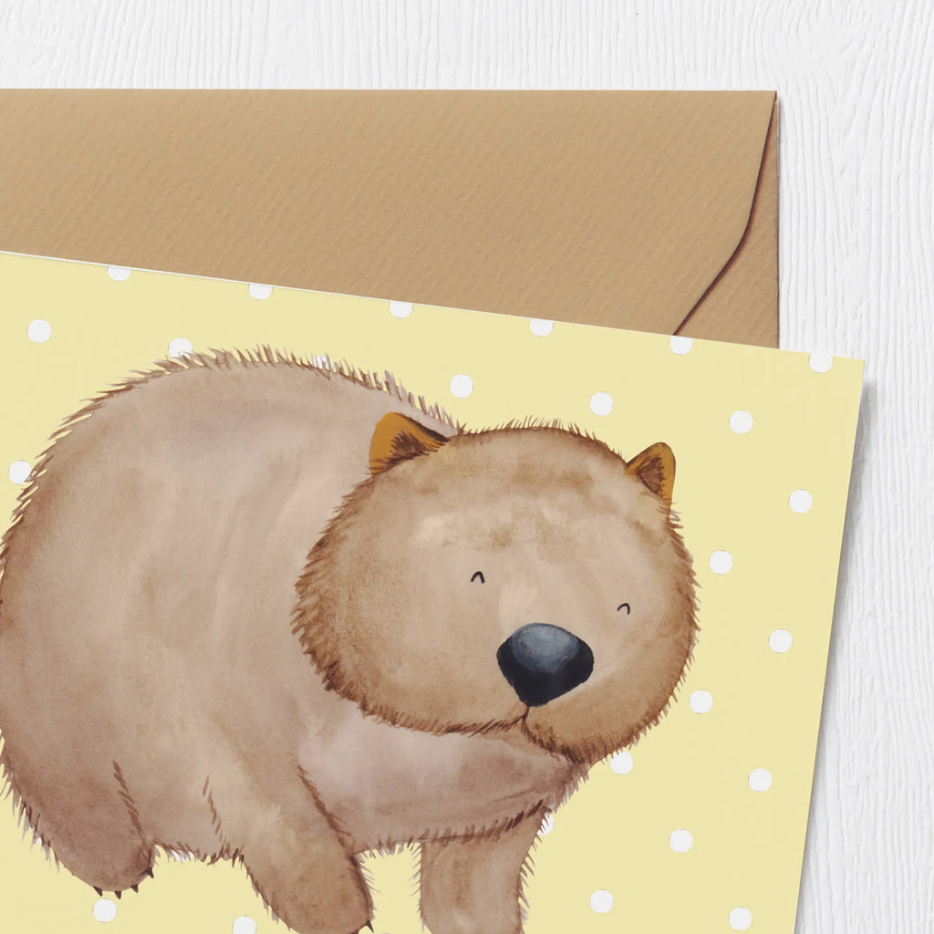 Personalized Deluxe Card Wombat Personalisierte Karte, Grußkarte als Geldgeschenk, Personalisierte Geburtstagskarte, Personalisierte Einladungskarte, Personalisierte Grußkarte, Grußkarte selbst gestalten, Personalisierte Hochzeitskarte, Grußkarte mit Namen, Grußkarten personalisiert, Grußkarte selber drucken, Grußkarte mit persönlichen Nachrichten, Personalisierte Glückwunschkarte, Personalisiertere Klappkarte, Tiermotive, Gute Laune, lustige Sprüche, Tiere, Australien, Motivation, Spruch, Das Leben ist schön, Wombat