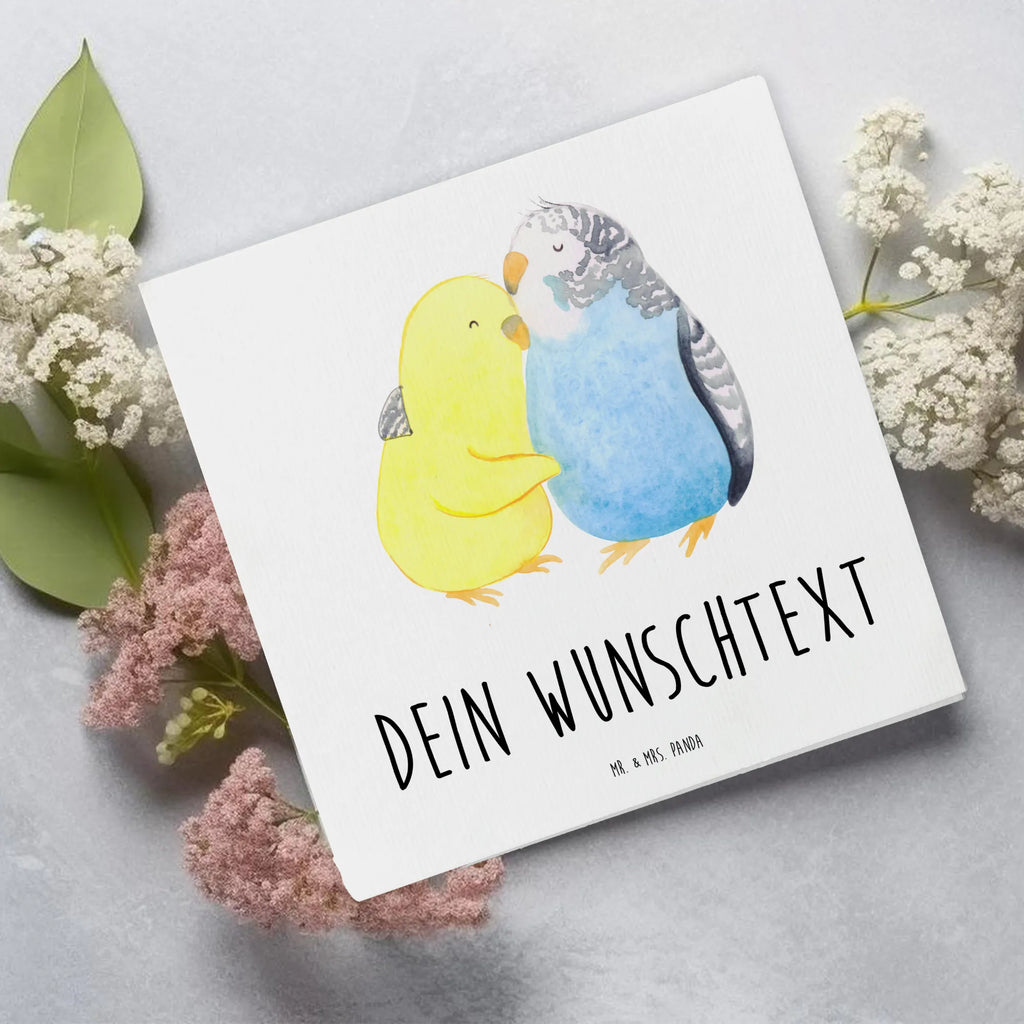 Personalisierte Deluxe Karte Wellensittich Liebe Grußkarte mit Namen, Personalisierte Karte, Grußkarte selber drucken, Personalisierte Geburtstagskarte, Personalisierte Hochzeitskarte, Personalisierte Glückwunschkarte, Personalisiertere Klappkarte, Grußkarte selbst gestalten, Grußkarte mit persönlichen Nachrichten, Grußkarte als Geldgeschenk, Grußkarten personalisiert, Personalisierte Grußkarte, Personalisierte Einladungskarte, Liebe, Partner, Freund, Freundin, Ehemann, Ehefrau, Heiraten, Verlobung, Heiratsantrag, Liebesgeschenk, Jahrestag, Hocheitstag, Vertrauen, Wellensittich, Nähe, Kuscheln, Vögel