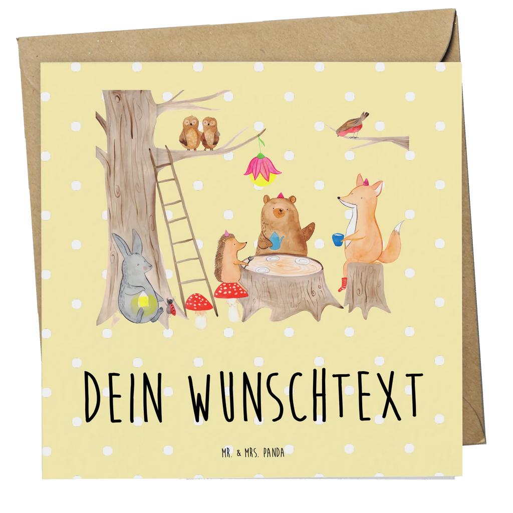 Personalized Deluxe Card forest animals picnic Personalisierte Karte, Personalisierte Glückwunschkarte, Personalisierte Einladungskarte, Personalisierte Geburtstagskarte, Personalisierte Hochzeitskarte, Grußkarten personalisiert, Grußkarte selbst gestalten, Grußkarte selber drucken, Grußkarte mit persönlichen Nachrichten, Grußkarte mit Namen, Grußkarte als Geldgeschenk, Personalisierte Grußkarte, Personalisiertere Klappkarte, Tiermotive, Gute Laune, lustige Sprüche, Tiere, Maus, Picknick, Hase, Wald, Fuchs, Igel, Eichhörnchen, Waldtiere