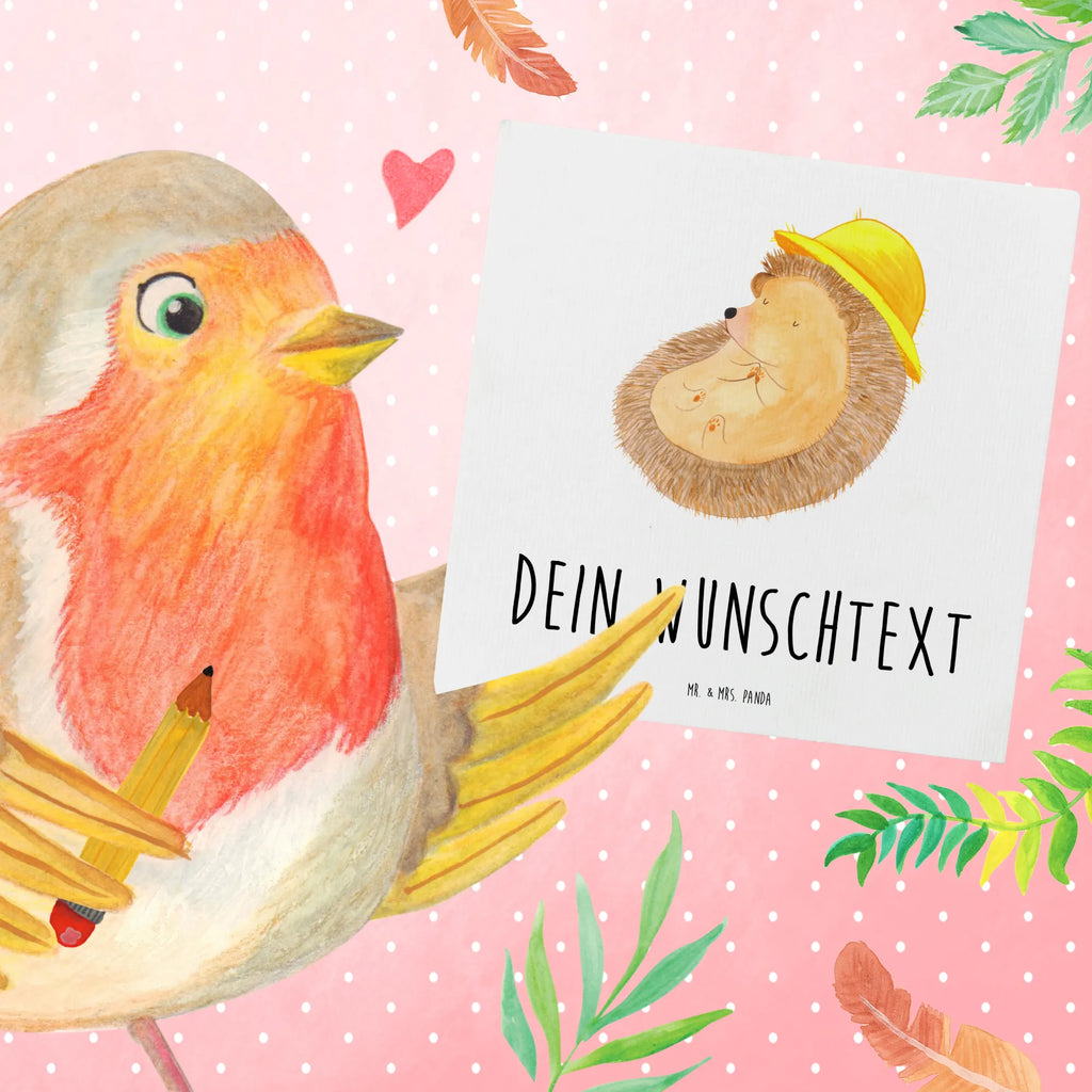 Personalized Deluxe Card Hedgehog Pray Personalisierte Karte, Personalisierte Hochzeitskarte, Grußkarte mit Namen, Grußkarte als Geldgeschenk, Grußkarte mit persönlichen Nachrichten, Personalisierte Grußkarte, Grußkarten personalisiert, Grußkarte selbst gestalten, Personalisierte Geburtstagskarte, Personalisiertere Klappkarte, Personalisierte Glückwunschkarte, Grußkarte selber drucken, Personalisierte Einladungskarte, Tiermotive, Gute Laune, lustige Sprüche, Tiere, Dankbar sein, genießen, dankbar, Dankbarkeit, beten, Gott, Amen, Igel, Sonnenhut, Leben, Igel mit Hut