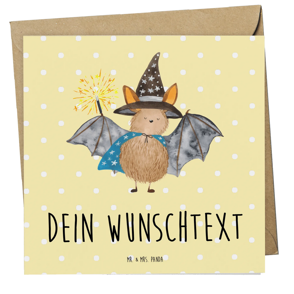 Personalized Deluxe Card bat wizard Personalisiertere Klappkarte, Grußkarte mit persönlichen Nachrichten, Grußkarte als Geldgeschenk, Grußkarte mit Namen, Grußkarten personalisiert, Personalisierte Grußkarte, Grußkarte selbst gestalten, Personalisierte Glückwunschkarte, Personalisierte Hochzeitskarte, Personalisierte Geburtstagskarte, Grußkarte selber drucken, Personalisierte Karte, Personalisierte Einladungskarte, Tiermotive, Gute Laune, lustige Sprüche, Tiere, Frauen, Fledermaus, reinsteigern, Zauberer, Magier, Fledermäuse