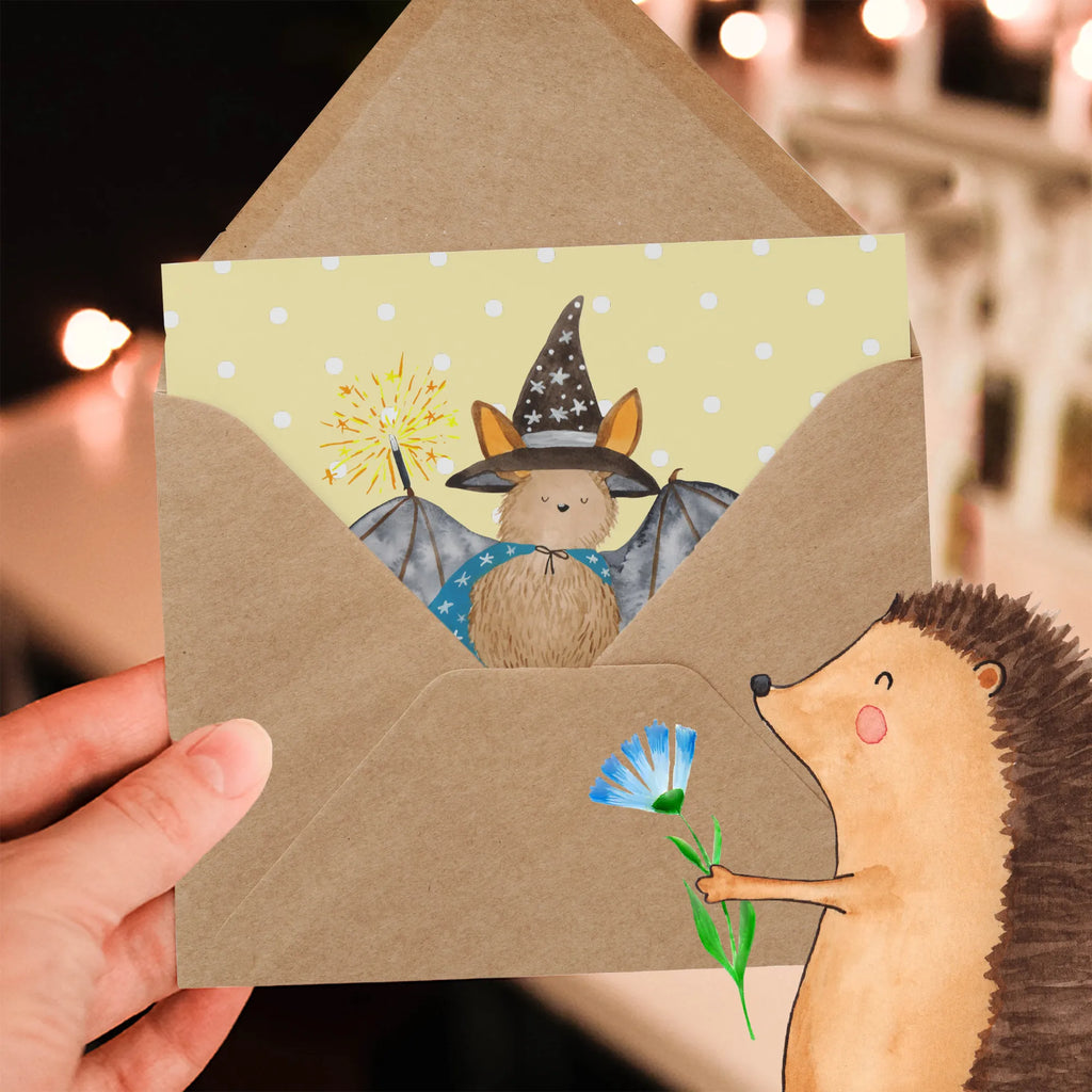 Personalized Deluxe Card bat wizard Personalisiertere Klappkarte, Grußkarte mit persönlichen Nachrichten, Grußkarte als Geldgeschenk, Grußkarte mit Namen, Grußkarten personalisiert, Personalisierte Grußkarte, Grußkarte selbst gestalten, Personalisierte Glückwunschkarte, Personalisierte Hochzeitskarte, Personalisierte Geburtstagskarte, Grußkarte selber drucken, Personalisierte Karte, Personalisierte Einladungskarte, Tiermotive, Gute Laune, lustige Sprüche, Tiere, Frauen, Fledermaus, reinsteigern, Zauberer, Magier, Fledermäuse