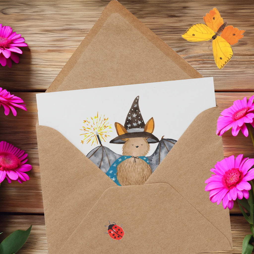 Personalized Deluxe Card bat wizard Personalisiertere Klappkarte, Grußkarte mit persönlichen Nachrichten, Grußkarte als Geldgeschenk, Grußkarte mit Namen, Grußkarten personalisiert, Personalisierte Grußkarte, Grußkarte selbst gestalten, Personalisierte Glückwunschkarte, Personalisierte Hochzeitskarte, Personalisierte Geburtstagskarte, Grußkarte selber drucken, Personalisierte Karte, Personalisierte Einladungskarte, Tiermotive, Gute Laune, lustige Sprüche, Tiere, Frauen, Fledermaus, reinsteigern, Zauberer, Magier, Fledermäuse