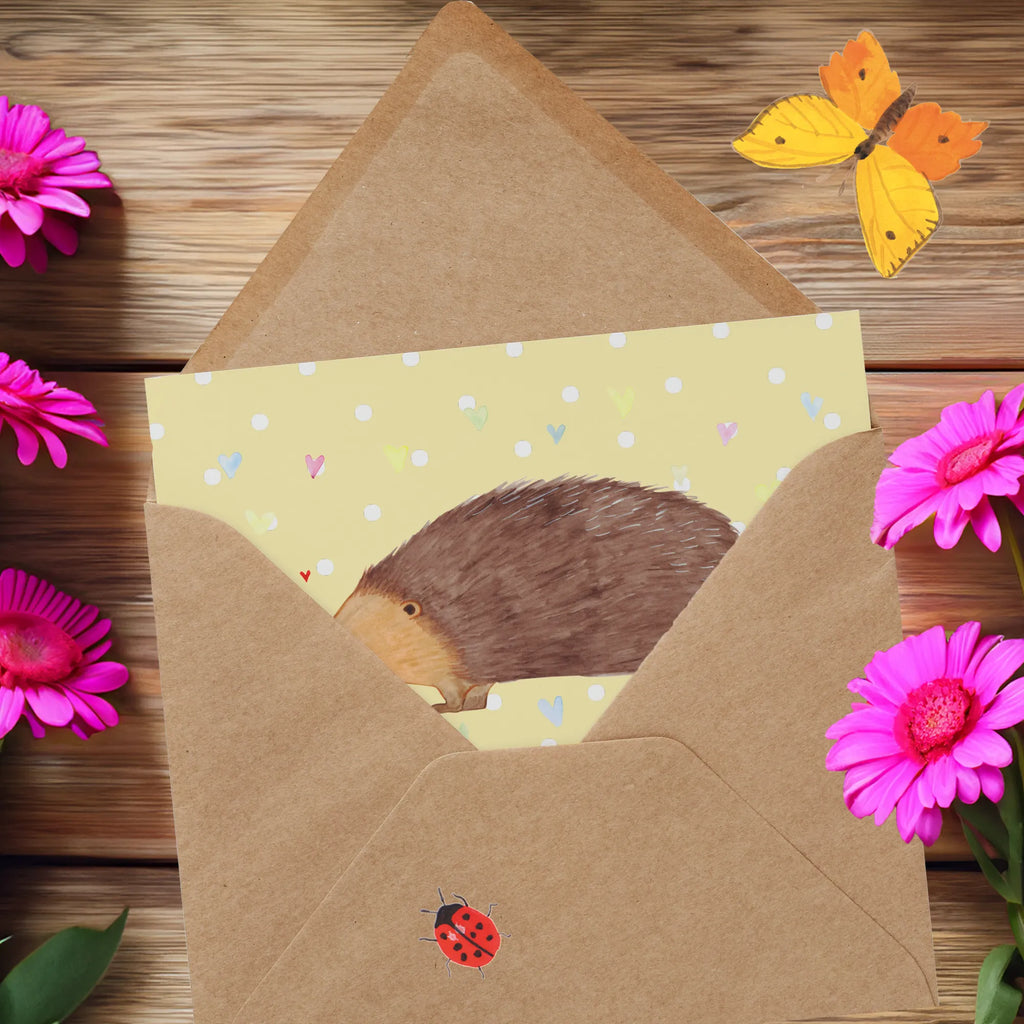 Personalized Deluxe Card Hedgehog hearts Grußkarte mit Namen, Personalisiertere Klappkarte, Personalisierte Einladungskarte, Grußkarte als Geldgeschenk, Grußkarten personalisiert, Personalisierte Grußkarte, Grußkarte selbst gestalten, Grußkarte selber drucken, Grußkarte mit persönlichen Nachrichten, Personalisierte Karte, Personalisierte Geburtstagskarte, Personalisierte Hochzeitskarte, Personalisierte Glückwunschkarte, Tiermotive, Gute Laune, lustige Sprüche, Tiere, Liebe, Vertrauen, Igel, Herz, Kuss, Leben, Herzen