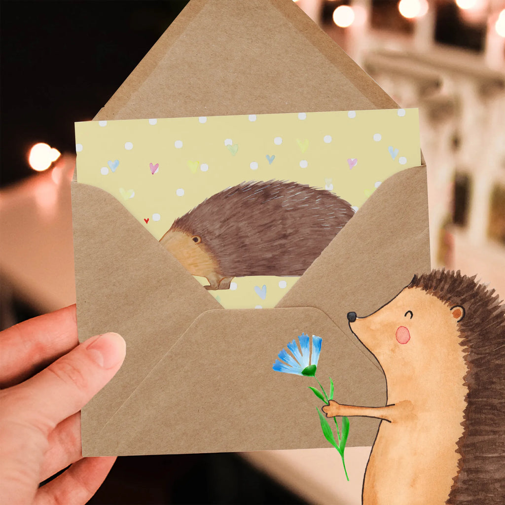 Personalized Deluxe Card Hedgehog hearts Grußkarte mit Namen, Personalisiertere Klappkarte, Personalisierte Einladungskarte, Grußkarte als Geldgeschenk, Grußkarten personalisiert, Personalisierte Grußkarte, Grußkarte selbst gestalten, Grußkarte selber drucken, Grußkarte mit persönlichen Nachrichten, Personalisierte Karte, Personalisierte Geburtstagskarte, Personalisierte Hochzeitskarte, Personalisierte Glückwunschkarte, Tiermotive, Gute Laune, lustige Sprüche, Tiere, Liebe, Vertrauen, Igel, Herz, Kuss, Leben, Herzen