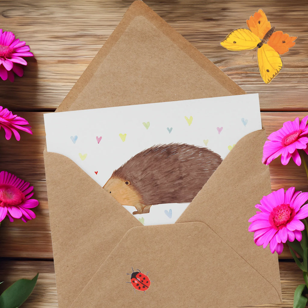 Personalized Deluxe Card Hedgehog hearts Grußkarte mit Namen, Personalisiertere Klappkarte, Personalisierte Einladungskarte, Grußkarte als Geldgeschenk, Grußkarten personalisiert, Personalisierte Grußkarte, Grußkarte selbst gestalten, Grußkarte selber drucken, Grußkarte mit persönlichen Nachrichten, Personalisierte Karte, Personalisierte Geburtstagskarte, Personalisierte Hochzeitskarte, Personalisierte Glückwunschkarte, Tiermotive, Gute Laune, lustige Sprüche, Tiere, Liebe, Vertrauen, Igel, Herz, Kuss, Leben, Herzen