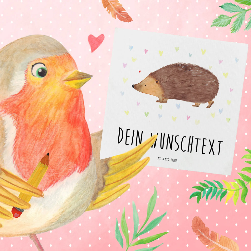 Personalized Deluxe Card Hedgehog hearts Grußkarte mit Namen, Personalisiertere Klappkarte, Personalisierte Einladungskarte, Grußkarte als Geldgeschenk, Grußkarten personalisiert, Personalisierte Grußkarte, Grußkarte selbst gestalten, Grußkarte selber drucken, Grußkarte mit persönlichen Nachrichten, Personalisierte Karte, Personalisierte Geburtstagskarte, Personalisierte Hochzeitskarte, Personalisierte Glückwunschkarte, Tiermotive, Gute Laune, lustige Sprüche, Tiere, Liebe, Vertrauen, Igel, Herz, Kuss, Leben, Herzen