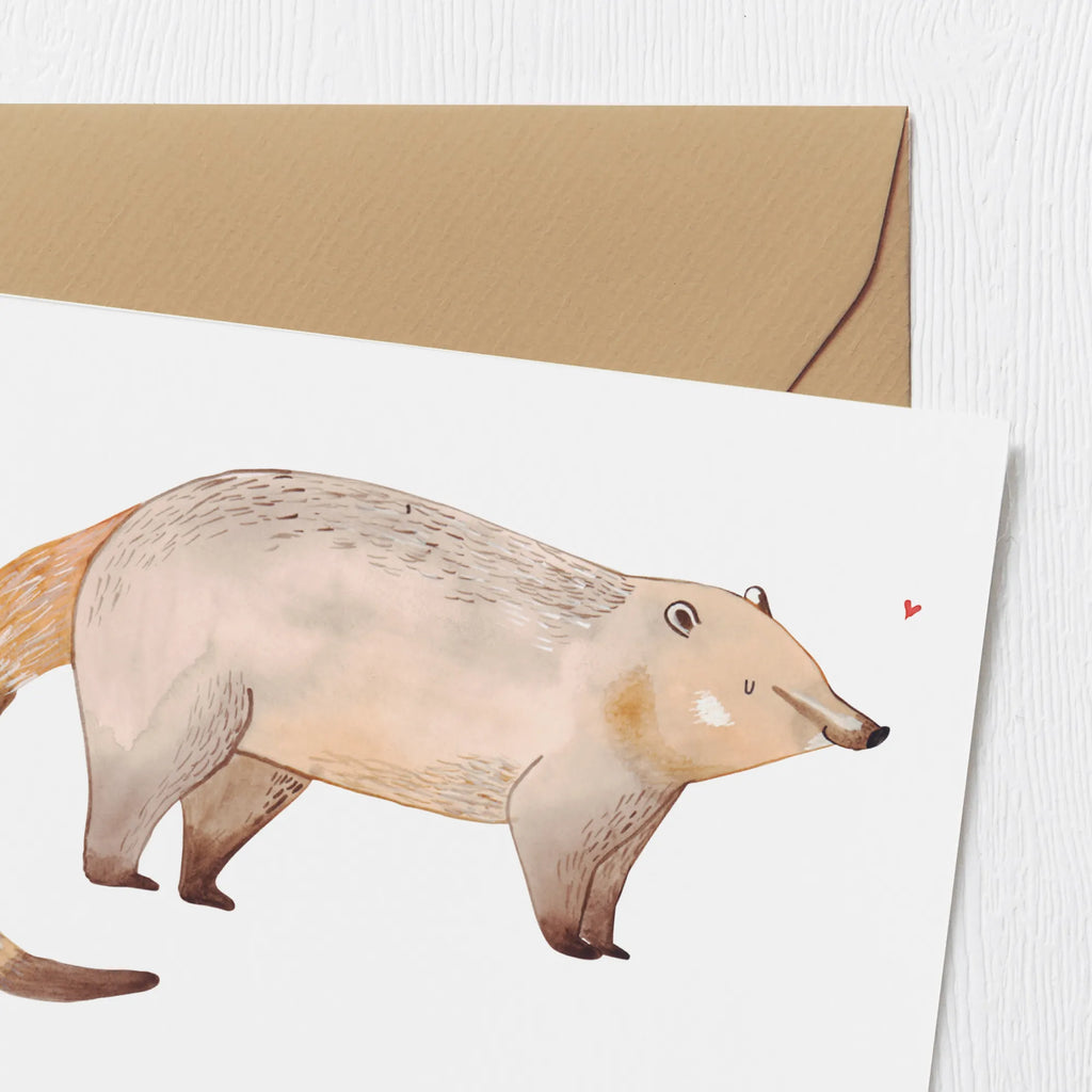 Personalized Deluxe Card Coati Personalisierte Geburtstagskarte, Personalisierte Karte, Grußkarte selber drucken, Grußkarten personalisiert, Grußkarte mit persönlichen Nachrichten, Personalisierte Grußkarte, Grußkarte selbst gestalten, Grußkarte als Geldgeschenk, Personalisiertere Klappkarte, Personalisierte Einladungskarte, Personalisierte Glückwunschkarte, Grußkarte mit Namen, Personalisierte Hochzeitskarte, Tiermotive, Gute Laune, lustige Sprüche, Tiere, Bär, Nasenbär, Rüsselbär, Nasenbären