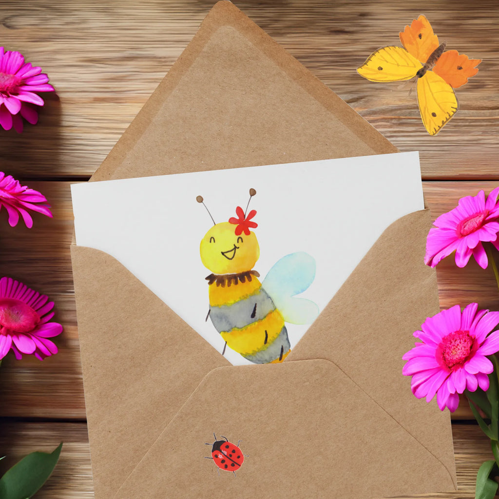 Personalized Deluxe Card bee flower Personalisiertere Klappkarte, Grußkarte selber drucken, Grußkarten personalisiert, Personalisierte Einladungskarte, Grußkarte mit Namen, Personalisierte Glückwunschkarte, Grußkarte mit persönlichen Nachrichten, Personalisierte Grußkarte, Grußkarte als Geldgeschenk, Grußkarte selbst gestalten, Personalisierte Hochzeitskarte, Personalisierte Geburtstagskarte, Personalisierte Karte, Biene, Wespe, Hummel