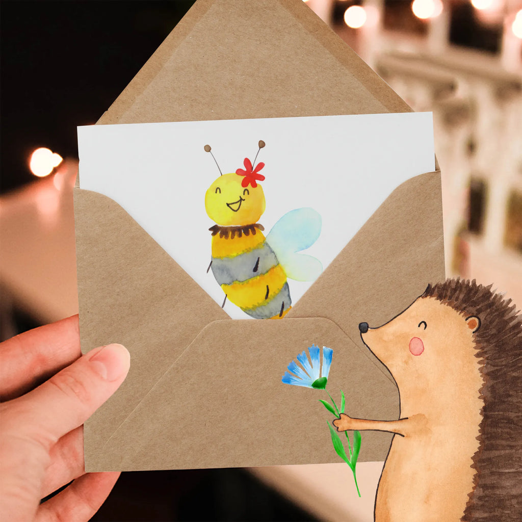 Personalized Deluxe Card bee flower Personalisiertere Klappkarte, Grußkarte selber drucken, Grußkarten personalisiert, Personalisierte Einladungskarte, Grußkarte mit Namen, Personalisierte Glückwunschkarte, Grußkarte mit persönlichen Nachrichten, Personalisierte Grußkarte, Grußkarte als Geldgeschenk, Grußkarte selbst gestalten, Personalisierte Hochzeitskarte, Personalisierte Geburtstagskarte, Personalisierte Karte, Biene, Wespe, Hummel
