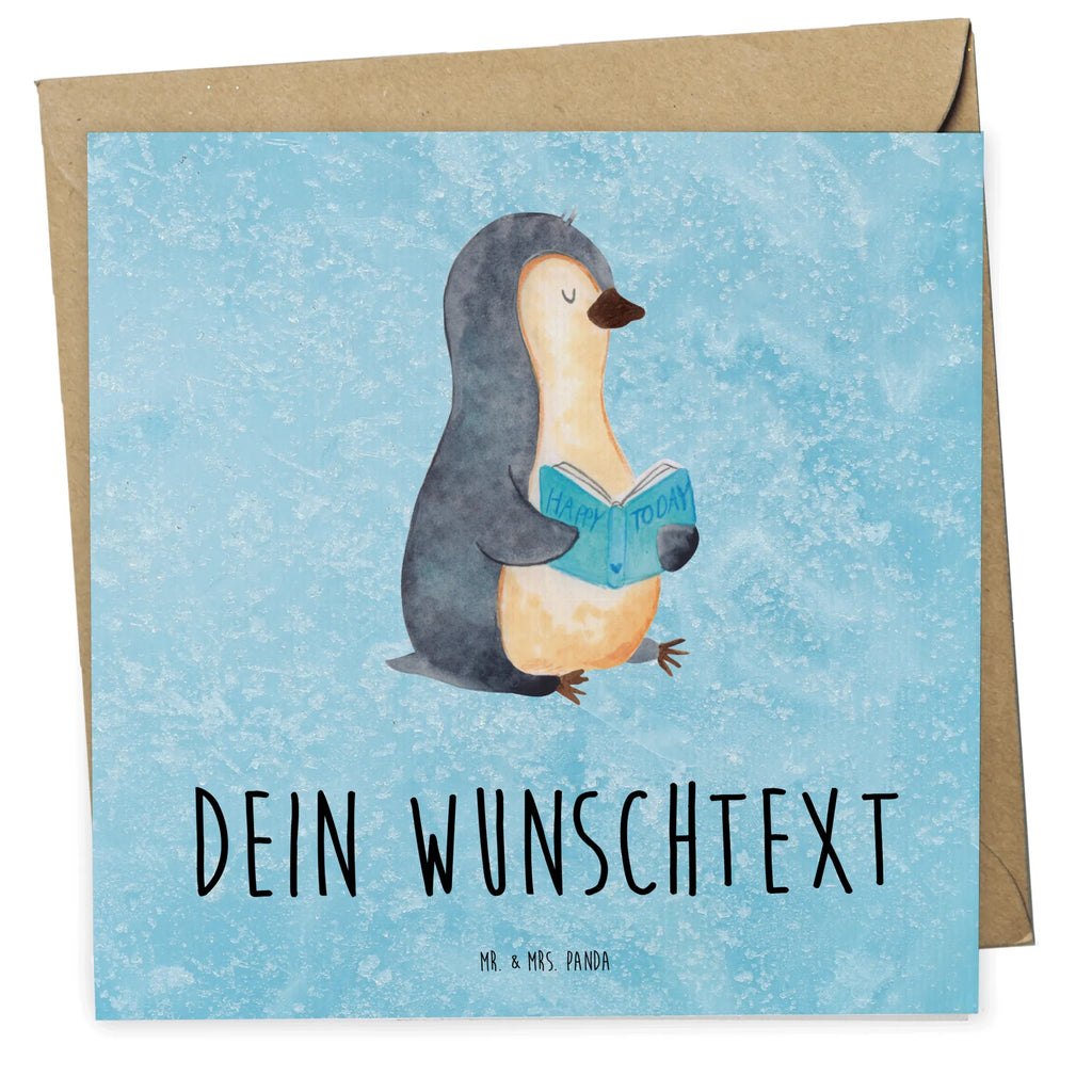 Personalized Deluxe Card Penguin A book Grußkarte mit persönlichen Nachrichten, Personalisierte Geburtstagskarte, Personalisierte Karte, Personalisierte Grußkarte, Personalisiertere Klappkarte, Grußkarte selber drucken, Grußkarte mit Namen, Personalisierte Glückwunschkarte, Grußkarte als Geldgeschenk, Personalisierte Hochzeitskarte, Grußkarte selbst gestalten, Grußkarten personalisiert, Personalisierte Einladungskarte, Pinguin, Pinguine, Urlaub, Nichtstun, Bücherwurm, Faulenzen, Lesen, Ferien, Freizeit, Buch