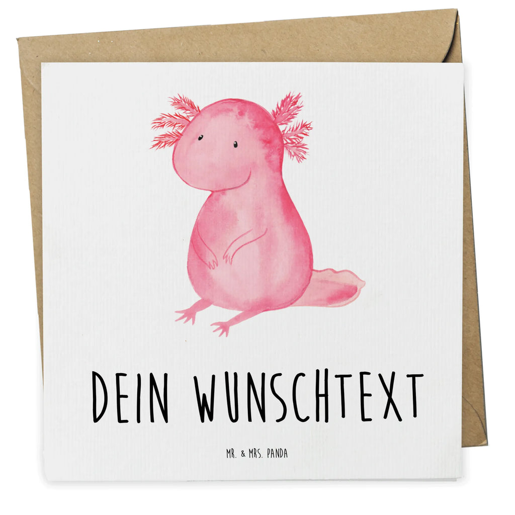 Personalized Deluxe Card axolotl zero Personalisierte Hochzeitskarte, Personalisiertere Klappkarte, Grußkarte mit Namen, Personalisierte Geburtstagskarte, Personalisierte Glückwunschkarte, Grußkarte selber drucken, Grußkarte selbst gestalten, Grußkarten personalisiert, Personalisierte Einladungskarte, Personalisierte Grußkarte, Grußkarte mit persönlichen Nachrichten, Personalisierte Karte, Grußkarte als Geldgeschenk, Axolotl, Molch, vergnügt, fröhlich, zufrieden, Lebensstil, Weisheit, Axolot, Liebe, Freundin, Lebensweisheit