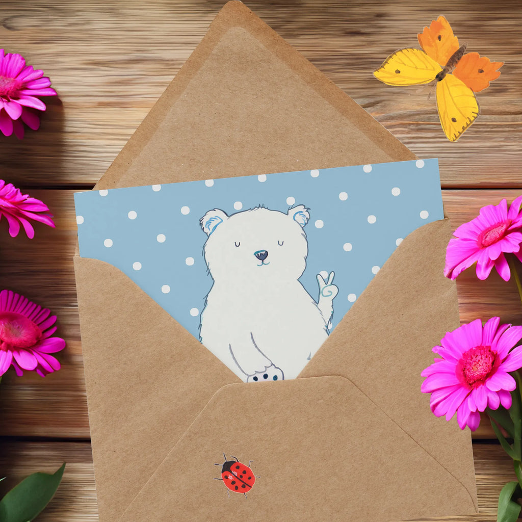 Personalized Deluxe Card Icebear Lazy Grußkarte selber drucken, Grußkarte mit Namen, Personalisierte Geburtstagskarte, Grußkarte als Geldgeschenk, Grußkarte mit persönlichen Nachrichten, Personalisierte Glückwunschkarte, Personalisierte Karte, Personalisiertere Klappkarte, Personalisierte Grußkarte, Grußkarten personalisiert, Personalisierte Hochzeitskarte, Personalisierte Einladungskarte, Grußkarte selbst gestalten, Bär, Teddy, Teddybär, Relaxen, Entspannen, Büro, Bürojob, Arbeitsplatz, Eisbär, Homeoffice, Faul, Nordpol, Arbeit