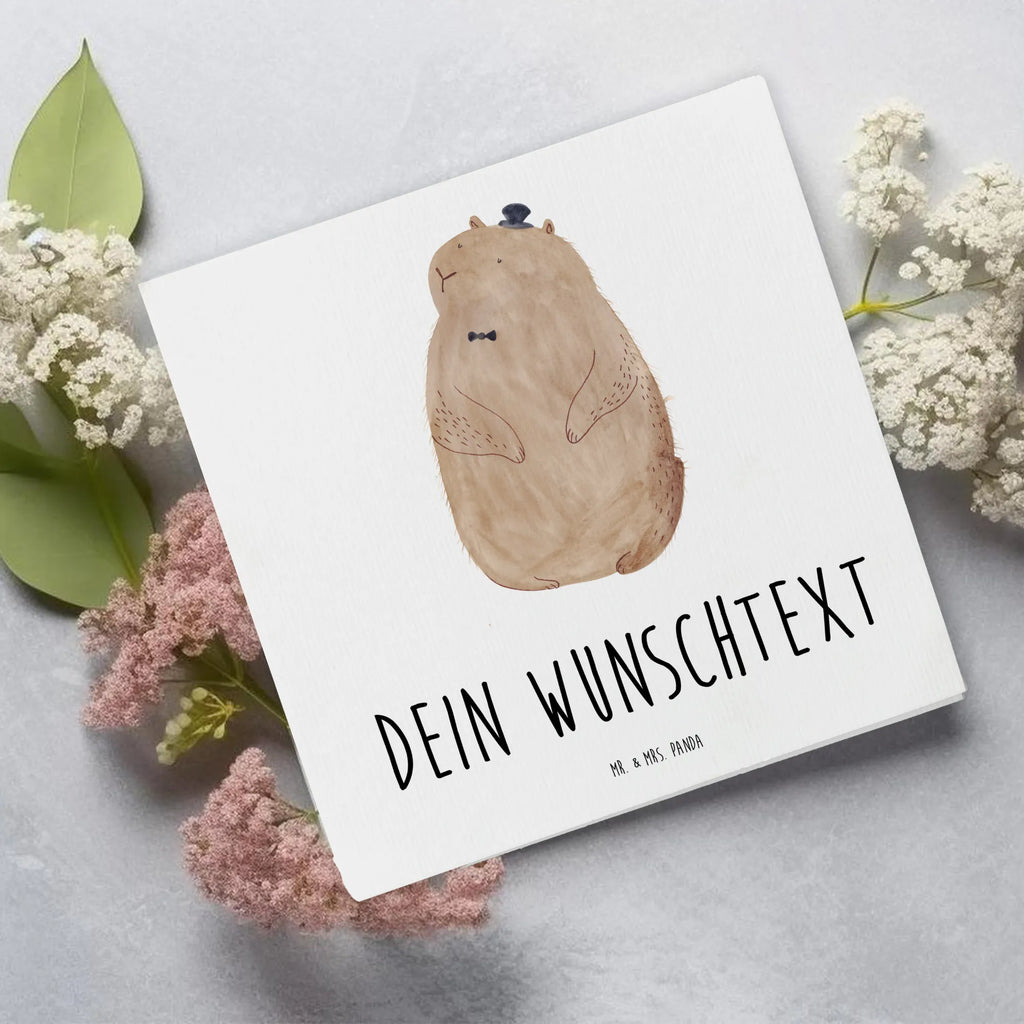 Personalized Deluxe Card Groundhog Personalisierte Einladungskarte, Personalisierte Grußkarte, Personalisierte Hochzeitskarte, Personalisiertere Klappkarte, Personalisierte Geburtstagskarte, Personalisierte Glückwunschkarte, Grußkarte mit Namen, Grußkarte mit persönlichen Nachrichten, Grußkarten personalisiert, Grußkarte selber drucken, Personalisierte Karte, Grußkarte als Geldgeschenk, Grußkarte selbst gestalten, Tiermotive, Gute Laune, lustige Sprüche, Tiere, Murmeltier, Knigge, Fröhlichkeit, Freundlichkeit, Anstand, Respekt