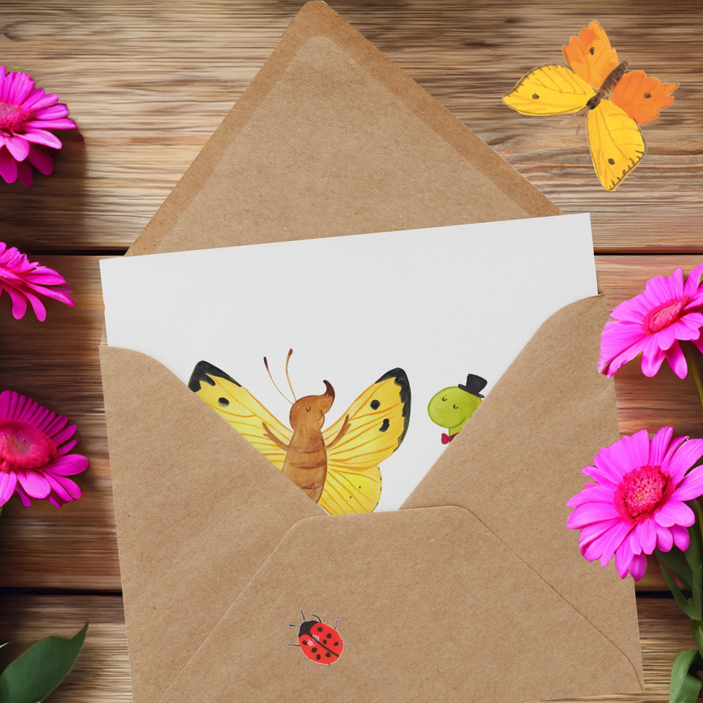 Personalized Deluxe Card Caterpillar butterfly Grußkarte mit Namen, Personalisierte Karte, Personalisierte Einladungskarte, Personalisierte Hochzeitskarte, Personalisierte Grußkarte, Personalisierte Glückwunschkarte, Grußkarte selbst gestalten, Grußkarten personalisiert, Grußkarte selber drucken, Grußkarte als Geldgeschenk, Personalisiertere Klappkarte, Personalisierte Geburtstagskarte, Grußkarte mit persönlichen Nachrichten, Tiermotive, Gute Laune, lustige Sprüche, Tiere, Entwicklung, Raupe, Zitronenfalter, Hut, Aufwachsen, Kokon, Schönheit, Schmetterling, Erwachsen werden, Hütchen