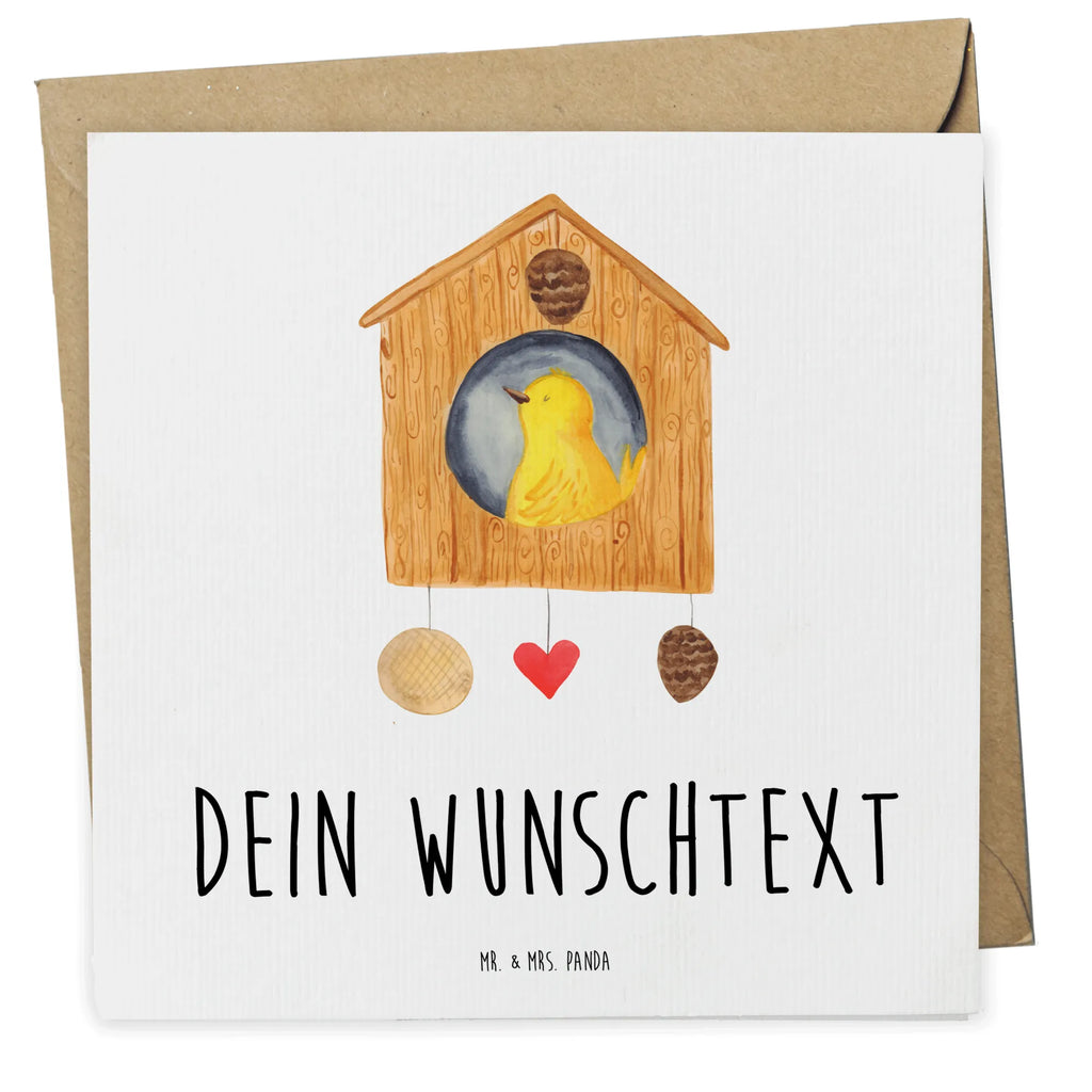 Personalized Deluxe Card Bird House Grußkarte mit persönlichen Nachrichten, Grußkarten personalisiert, Personalisierte Grußkarte, Personalisiertere Klappkarte, Grußkarte selbst gestalten, Grußkarte mit Namen, Personalisierte Glückwunschkarte, Grußkarte selber drucken, Personalisierte Geburtstagskarte, Personalisierte Karte, Personalisierte Hochzeitskarte, Personalisierte Einladungskarte, Grußkarte als Geldgeschenk, Tiermotive, Gute Laune, lustige Sprüche, Tiere, Lieblingsort, Vogelhäuschen, Vogel, Wohnung, Vögel, Nest, Eigenheim, Haus, Familie, Zuhause, Castle, Home sweet home, Vogelhaus, unser Haus