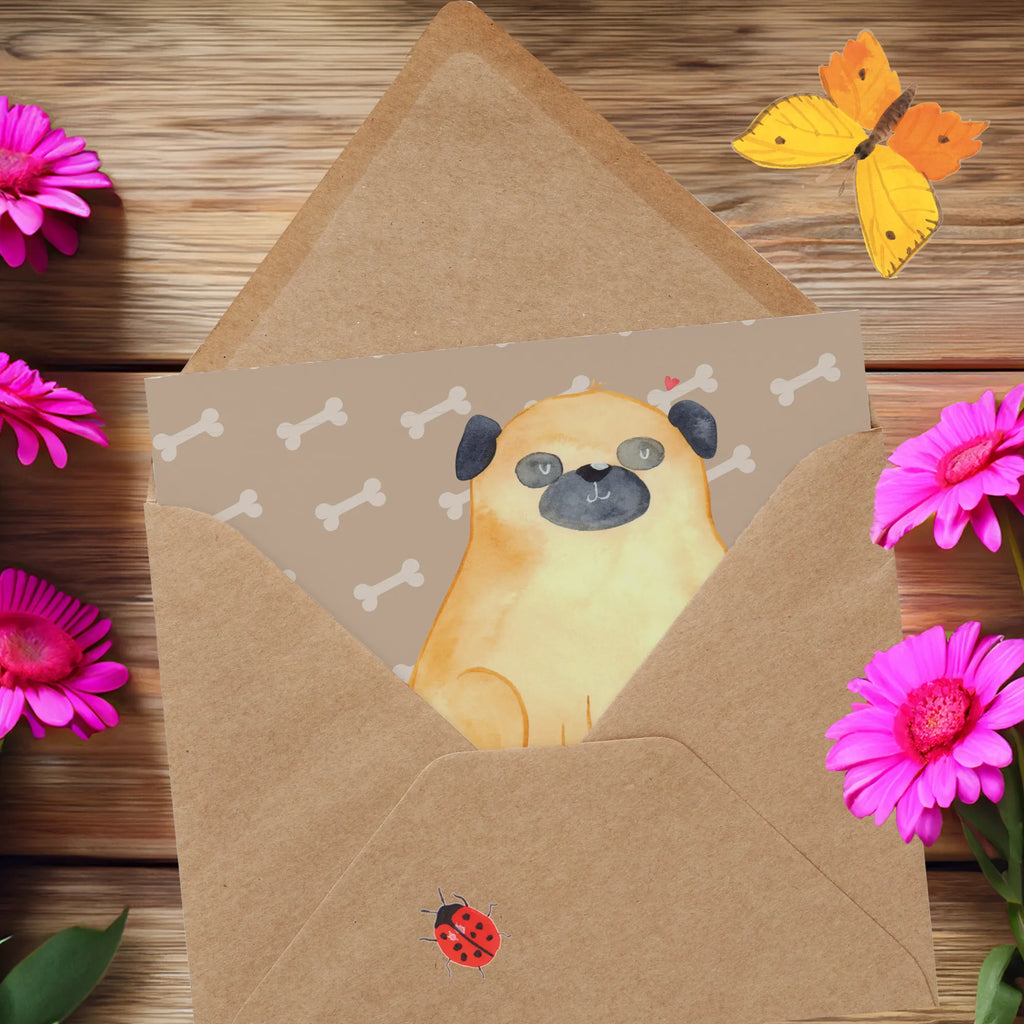 Personalisierte Deluxe Karte Mops Grußkarte mit persönlichen Nachrichten, Personalisierte Hochzeitskarte, Grußkarte als Geldgeschenk, Personalisierte Grußkarte, Grußkarten personalisiert, Personalisiertere Klappkarte, Personalisierte Glückwunschkarte, Personalisierte Einladungskarte, Personalisierte Geburtstagskarte, Grußkarte mit Namen, Grußkarte selber drucken, Grußkarte selbst gestalten, Personalisierte Karte, Hund, Hundemotiv, Haustier, Hunderasse, Tierliebhaber, Hundebesitzer, Sprüche, Mops, Hundeliebe, Liebe