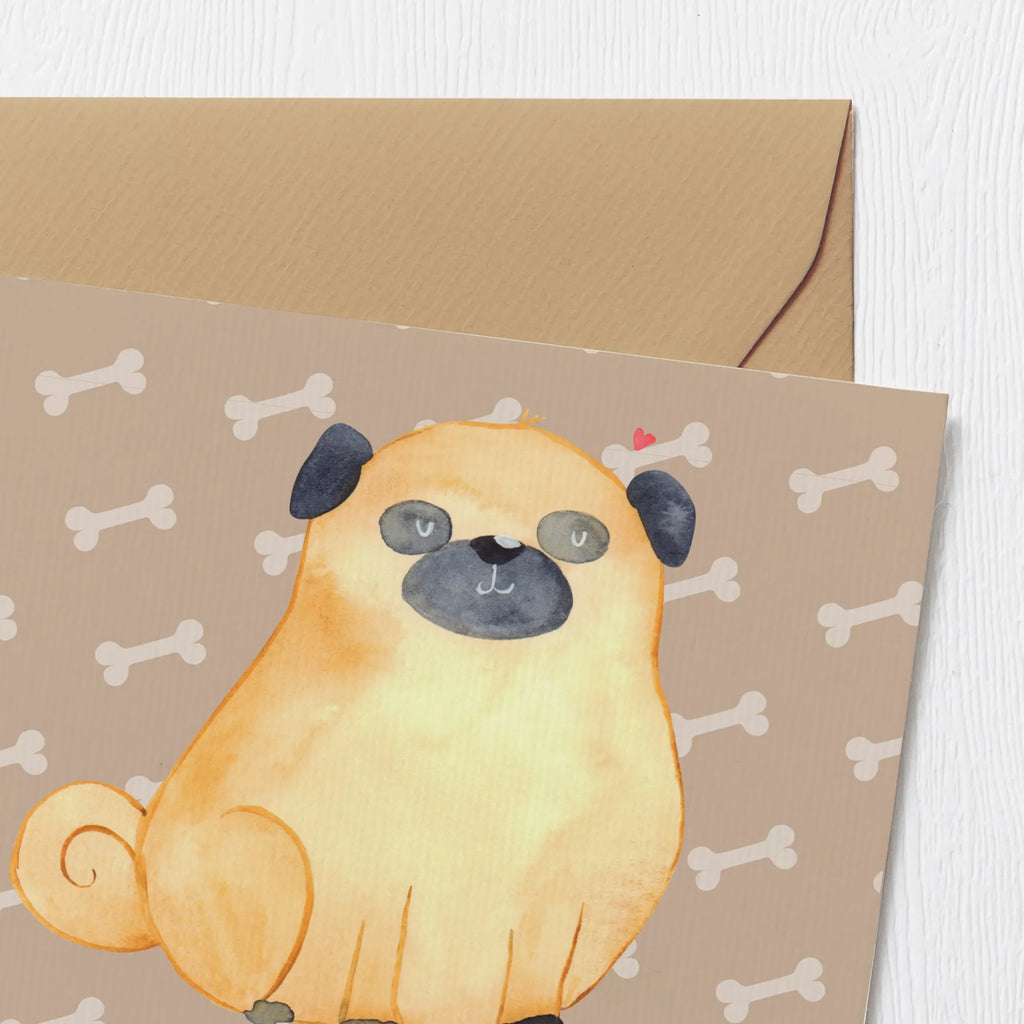 Personalisierte Deluxe Karte Mops Grußkarte mit persönlichen Nachrichten, Personalisierte Hochzeitskarte, Grußkarte als Geldgeschenk, Personalisierte Grußkarte, Grußkarten personalisiert, Personalisiertere Klappkarte, Personalisierte Glückwunschkarte, Personalisierte Einladungskarte, Personalisierte Geburtstagskarte, Grußkarte mit Namen, Grußkarte selber drucken, Grußkarte selbst gestalten, Personalisierte Karte, Hund, Hundemotiv, Haustier, Hunderasse, Tierliebhaber, Hundebesitzer, Sprüche, Mops, Hundeliebe, Liebe