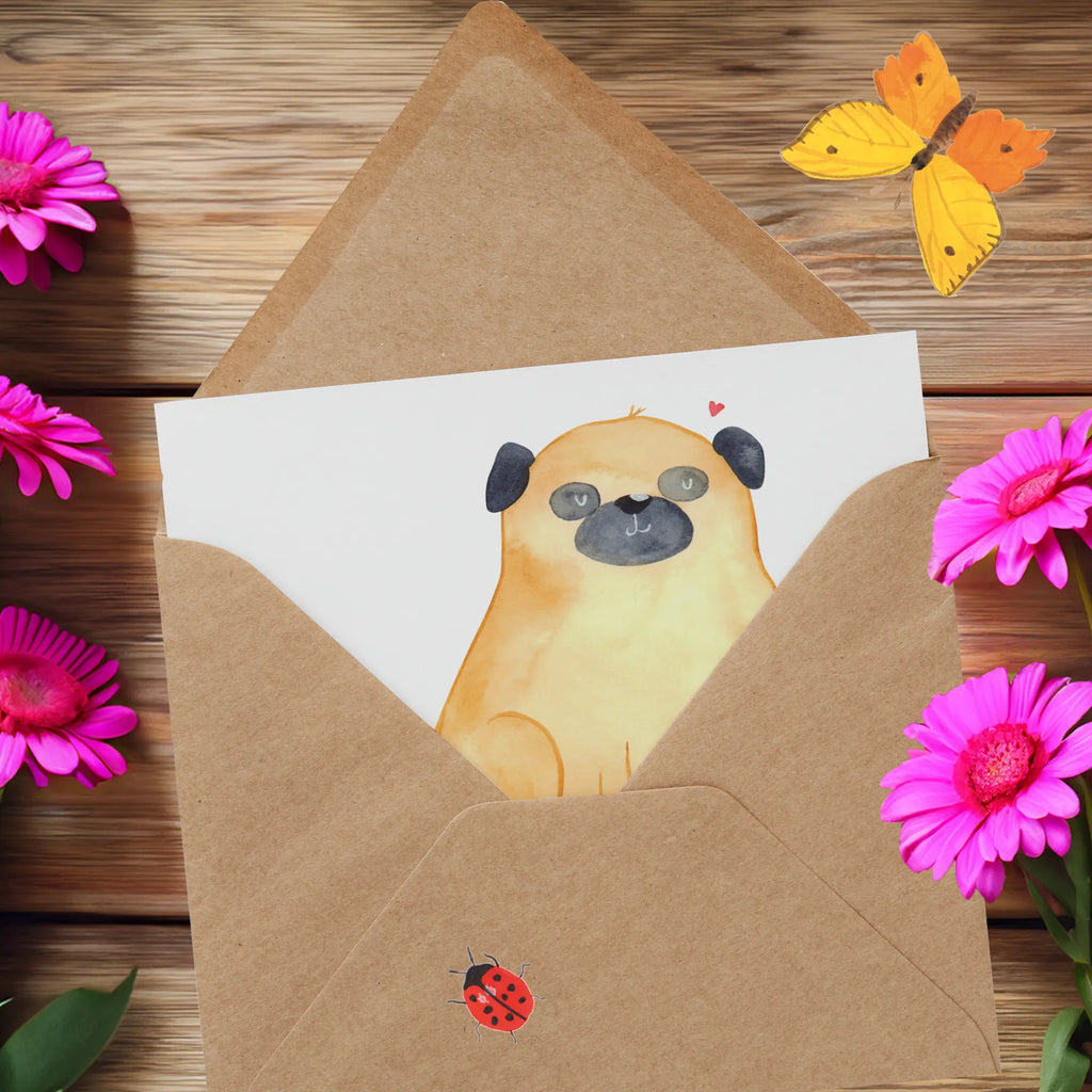Personalisierte Deluxe Karte Mops Grußkarte mit persönlichen Nachrichten, Personalisierte Hochzeitskarte, Grußkarte als Geldgeschenk, Personalisierte Grußkarte, Grußkarten personalisiert, Personalisiertere Klappkarte, Personalisierte Glückwunschkarte, Personalisierte Einladungskarte, Personalisierte Geburtstagskarte, Grußkarte mit Namen, Grußkarte selber drucken, Grußkarte selbst gestalten, Personalisierte Karte, Hund, Hundemotiv, Haustier, Hunderasse, Tierliebhaber, Hundebesitzer, Sprüche, Mops, Hundeliebe, Liebe