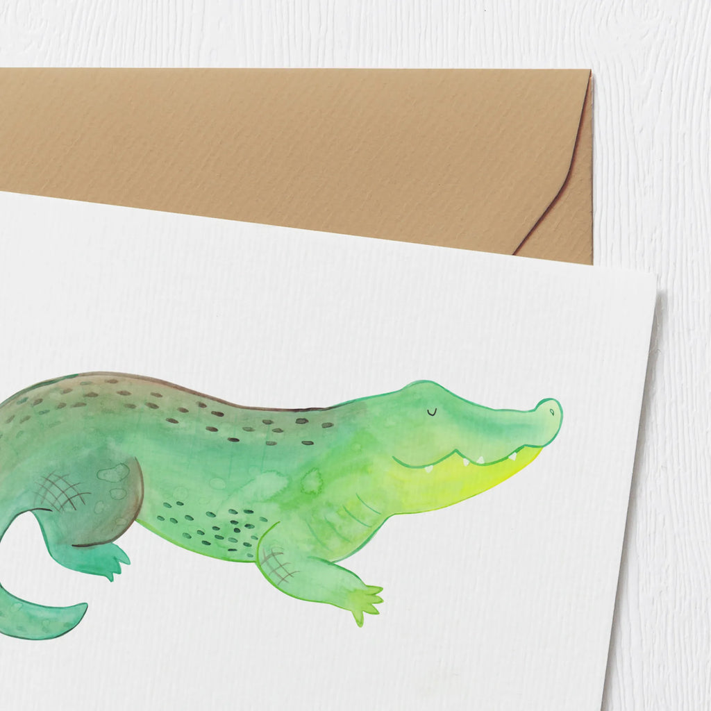 Personalized Deluxe Card Crocodile Personalisierte Grußkarte, Personalisierte Einladungskarte, Grußkarte als Geldgeschenk, Personalisierte Glückwunschkarte, Grußkarte mit persönlichen Nachrichten, Personalisierte Hochzeitskarte, Personalisierte Karte, Personalisierte Geburtstagskarte, Grußkarte selbst gestalten, Grußkarte mit Namen, Grußkarten personalisiert, Personalisiertere Klappkarte, Grußkarte selber drucken, Meerestiere, Meer, Urlaub, Freundin, beste Freundin, spontan sein, verrückt sein, Lieblingsmensch, Abenteuerlust, Krokodil, Krokodile, Reiselust