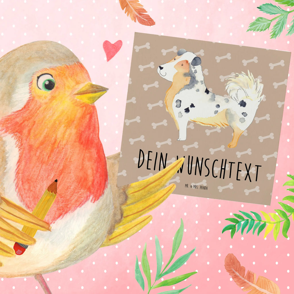 Personalisierte Deluxe Karte Hund Australien Shepherd Grußkarte selbst gestalten, Personalisiertere Klappkarte, Personalisierte Einladungskarte, Personalisierte Grußkarte, Grußkarte mit Namen, Personalisierte Hochzeitskarte, Grußkarte als Geldgeschenk, Grußkarte selber drucken, Personalisierte Geburtstagskarte, Personalisierte Karte, Personalisierte Glückwunschkarte, Grußkarten personalisiert, Grußkarte mit persönlichen Nachrichten, Hund, Hundemotiv, Haustier, Hunderasse, Tierliebhaber, Hundebesitzer, Sprüche, Australien Shepherd, Shepherd, Familienhund, Hundeliebe, Spruch