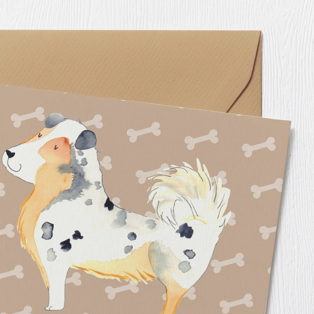 Personalisierte Deluxe Karte Hund Australien Shepherd Grußkarte selbst gestalten, Personalisiertere Klappkarte, Personalisierte Einladungskarte, Personalisierte Grußkarte, Grußkarte mit Namen, Personalisierte Hochzeitskarte, Grußkarte als Geldgeschenk, Grußkarte selber drucken, Personalisierte Geburtstagskarte, Personalisierte Karte, Personalisierte Glückwunschkarte, Grußkarten personalisiert, Grußkarte mit persönlichen Nachrichten, Hund, Hundemotiv, Haustier, Hunderasse, Tierliebhaber, Hundebesitzer, Sprüche, Australien Shepherd, Shepherd, Familienhund, Hundeliebe, Spruch