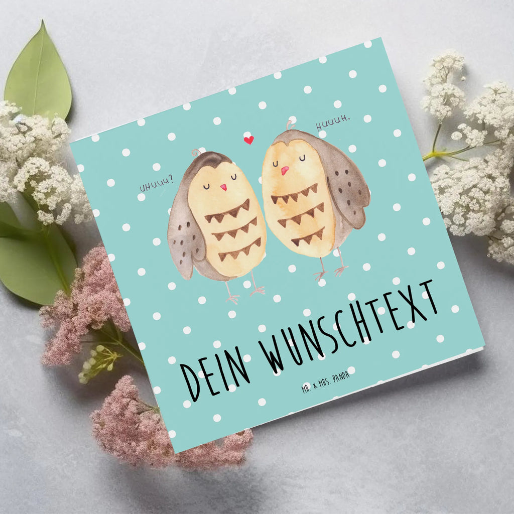 Personalisierte Deluxe Karte Eulen Liebe Personalisierte Geburtstagskarte, Personalisierte Karte, Grußkarte als Geldgeschenk, Personalisierte Hochzeitskarte, Personalisierte Einladungskarte, Grußkarte mit Namen, Grußkarte mit persönlichen Nachrichten, Personalisierte Grußkarte, Grußkarten personalisiert, Personalisiertere Klappkarte, Grußkarte selbst gestalten, Personalisierte Glückwunschkarte, Grußkarte selber drucken, Eule, Wortspiel lustig, Freundin Geschenk, Hochzeit Spruch, Owl, Freund, Eule Deko, Liebe Spruch, Liebe, All you need is love