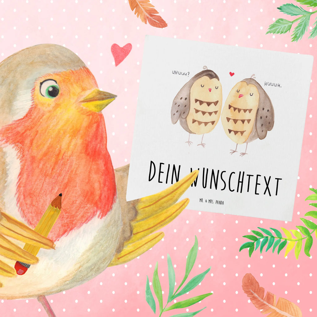 Personalisierte Deluxe Karte Eulen Liebe Personalisierte Geburtstagskarte, Personalisierte Karte, Grußkarte als Geldgeschenk, Personalisierte Hochzeitskarte, Personalisierte Einladungskarte, Grußkarte mit Namen, Grußkarte mit persönlichen Nachrichten, Personalisierte Grußkarte, Grußkarten personalisiert, Personalisiertere Klappkarte, Grußkarte selbst gestalten, Personalisierte Glückwunschkarte, Grußkarte selber drucken, Eule, Wortspiel lustig, Freundin Geschenk, Hochzeit Spruch, Owl, Freund, Eule Deko, Liebe Spruch, Liebe, All you need is love