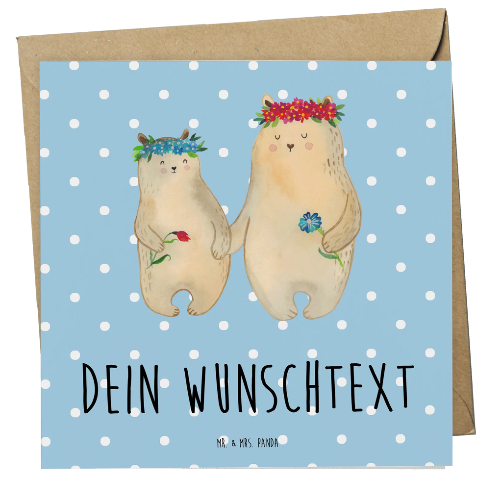 Personalized Deluxe Card Bears with flower crown Grußkarte selber drucken, Personalisierte Karte, Grußkarte selbst gestalten, Personalisierte Glückwunschkarte, Personalisierte Geburtstagskarte, Personalisiertere Klappkarte, Grußkarte mit Namen, Personalisierte Einladungskarte, Grußkarte als Geldgeschenk, Personalisierte Hochzeitskarte, Grußkarten personalisiert, Personalisierte Grußkarte, Grußkarte mit persönlichen Nachrichten, Familie, Vatertag, Muttertag, Bruder, Schwester, Mama, Papa, Oma, Opa, Mutti, beste Mutter, Mami, Kinder, weltbeste Mama, Töchter, Tochter, Lieblingsmama, Vorbild, Geschenk Mama. Muttertag, Mutter, Family, Lieblingsmensch, Bär, Bären, Kind