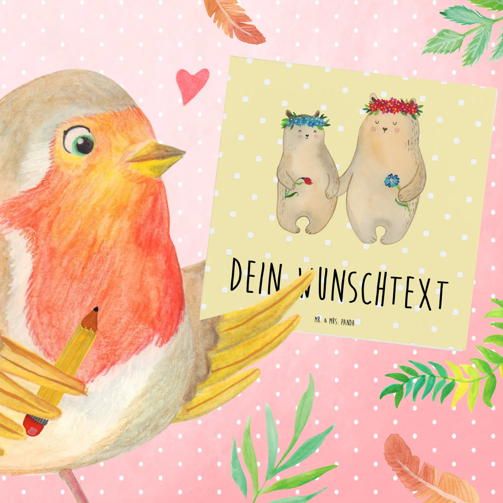 Personalized Deluxe Card Bears with flower crown Grußkarte selber drucken, Personalisierte Karte, Grußkarte selbst gestalten, Personalisierte Glückwunschkarte, Personalisierte Geburtstagskarte, Personalisiertere Klappkarte, Grußkarte mit Namen, Personalisierte Einladungskarte, Grußkarte als Geldgeschenk, Personalisierte Hochzeitskarte, Grußkarten personalisiert, Personalisierte Grußkarte, Grußkarte mit persönlichen Nachrichten, Familie, Vatertag, Muttertag, Bruder, Schwester, Mama, Papa, Oma, Opa, Mutti, beste Mutter, Mami, Kinder, weltbeste Mama, Töchter, Tochter, Lieblingsmama, Vorbild, Geschenk Mama. Muttertag, Mutter, Family, Lieblingsmensch, Bär, Bären, Kind