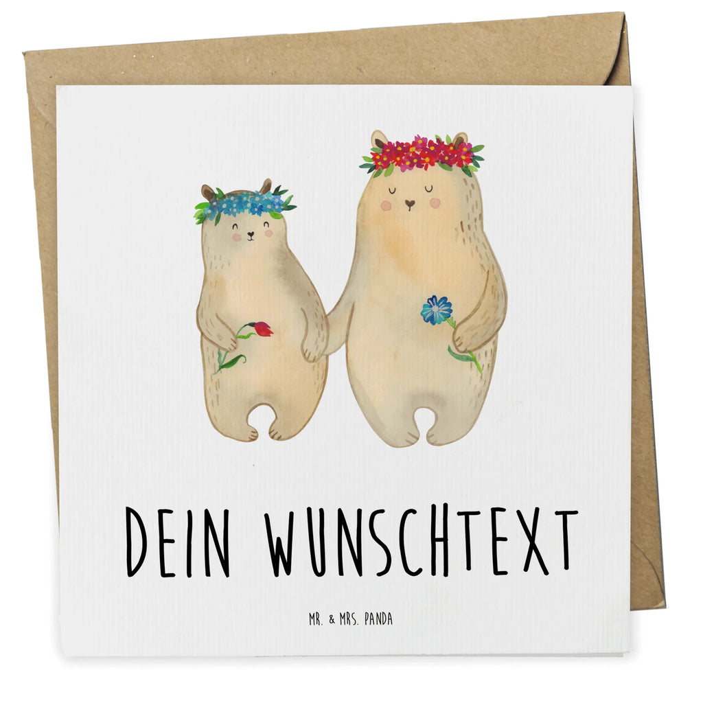 Personalized Deluxe Card Bears with flower crown Grußkarte selber drucken, Personalisierte Karte, Grußkarte selbst gestalten, Personalisierte Glückwunschkarte, Personalisierte Geburtstagskarte, Personalisiertere Klappkarte, Grußkarte mit Namen, Personalisierte Einladungskarte, Grußkarte als Geldgeschenk, Personalisierte Hochzeitskarte, Grußkarten personalisiert, Personalisierte Grußkarte, Grußkarte mit persönlichen Nachrichten, Familie, Vatertag, Muttertag, Bruder, Schwester, Mama, Papa, Oma, Opa, Mutti, beste Mutter, Mami, Kinder, weltbeste Mama, Töchter, Tochter, Lieblingsmama, Vorbild, Geschenk Mama. Muttertag, Mutter, Family, Lieblingsmensch, Bär, Bären, Kind