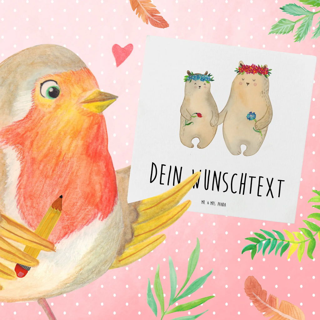 Personalized Deluxe Card Bears with flower crown Grußkarte selber drucken, Personalisierte Karte, Grußkarte selbst gestalten, Personalisierte Glückwunschkarte, Personalisierte Geburtstagskarte, Personalisiertere Klappkarte, Grußkarte mit Namen, Personalisierte Einladungskarte, Grußkarte als Geldgeschenk, Personalisierte Hochzeitskarte, Grußkarten personalisiert, Personalisierte Grußkarte, Grußkarte mit persönlichen Nachrichten, Familie, Vatertag, Muttertag, Bruder, Schwester, Mama, Papa, Oma, Opa, Mutti, beste Mutter, Mami, Kinder, weltbeste Mama, Töchter, Tochter, Lieblingsmama, Vorbild, Geschenk Mama. Muttertag, Mutter, Family, Lieblingsmensch, Bär, Bären, Kind