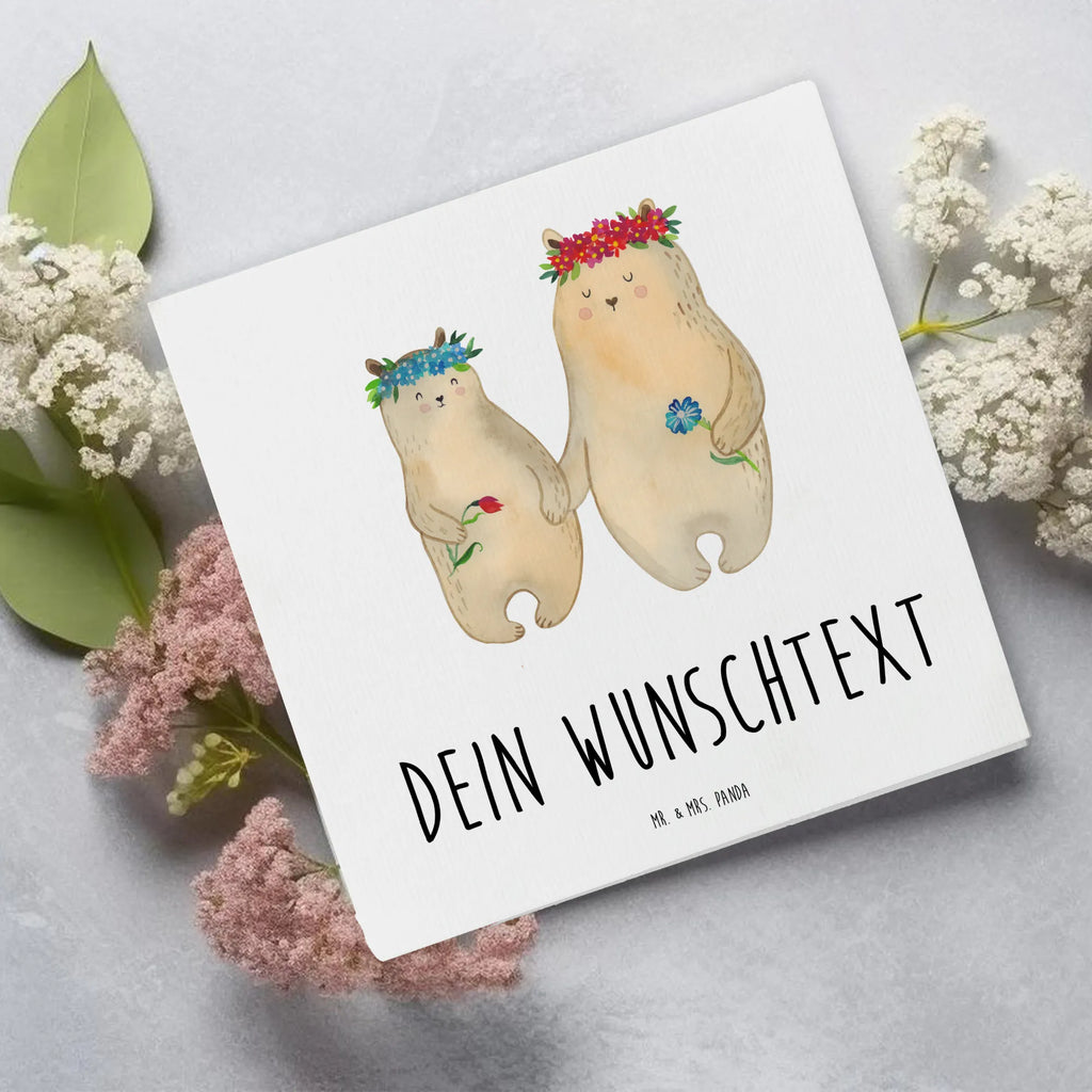 Personalized Deluxe Card Bears with flower crown Grußkarte selber drucken, Personalisierte Karte, Grußkarte selbst gestalten, Personalisierte Glückwunschkarte, Personalisierte Geburtstagskarte, Personalisiertere Klappkarte, Grußkarte mit Namen, Personalisierte Einladungskarte, Grußkarte als Geldgeschenk, Personalisierte Hochzeitskarte, Grußkarten personalisiert, Personalisierte Grußkarte, Grußkarte mit persönlichen Nachrichten, Familie, Vatertag, Muttertag, Bruder, Schwester, Mama, Papa, Oma, Opa, Mutti, beste Mutter, Mami, Kinder, weltbeste Mama, Töchter, Tochter, Lieblingsmama, Vorbild, Geschenk Mama. Muttertag, Mutter, Family, Lieblingsmensch, Bär, Bären, Kind