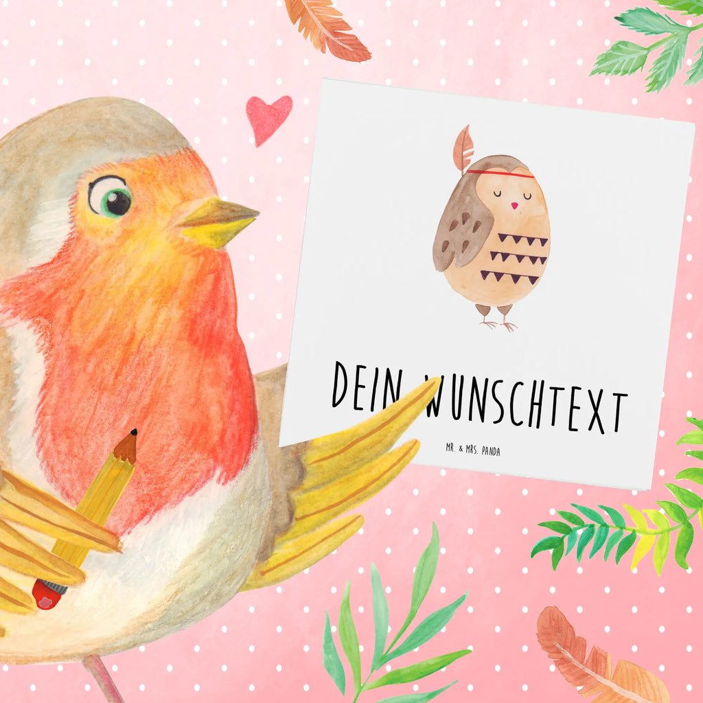 Personalized Deluxe Card Owl feather headdress Grußkarte mit Namen, Personalisierte Geburtstagskarte, Personalisierte Karte, Grußkarte selbst gestalten, Personalisierte Grußkarte, Personalisiertere Klappkarte, Personalisierte Glückwunschkarte, Personalisierte Hochzeitskarte, Grußkarte mit persönlichen Nachrichten, Grußkarte selber drucken, Personalisierte Einladungskarte, Grußkarte als Geldgeschenk, Grußkarten personalisiert, Eule, Reisespruch, Eule Deko, Das Leben ist ein Abenteuer, Owl, Dekoration, Federschmuck