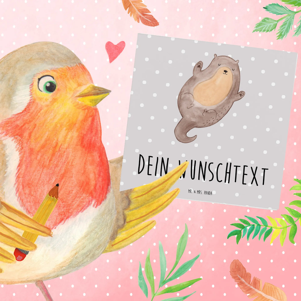 Personalized Deluxe Card otter Embrace Personalisierte Hochzeitskarte, Grußkarte selber drucken, Personalisierte Grußkarte, Grußkarte selbst gestalten, Personalisierte Karte, Grußkarte mit persönlichen Nachrichten, Personalisierte Glückwunschkarte, Personalisierte Einladungskarte, Grußkarte als Geldgeschenk, Personalisiertere Klappkarte, Grußkarte mit Namen, Personalisierte Geburtstagskarte, Grußkarten personalisiert, Otter, Fischotter, Seeotter, Otter Seeotter See Otter
