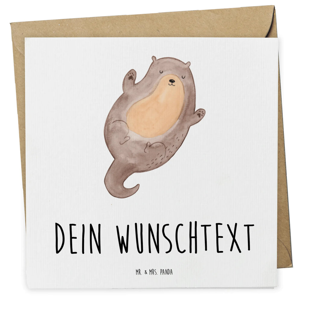 Personalized Deluxe Card otter Embrace Personalisierte Hochzeitskarte, Grußkarte selber drucken, Personalisierte Grußkarte, Grußkarte selbst gestalten, Personalisierte Karte, Grußkarte mit persönlichen Nachrichten, Personalisierte Glückwunschkarte, Personalisierte Einladungskarte, Grußkarte als Geldgeschenk, Personalisiertere Klappkarte, Grußkarte mit Namen, Personalisierte Geburtstagskarte, Grußkarten personalisiert, Otter, Fischotter, Seeotter, Otter Seeotter See Otter