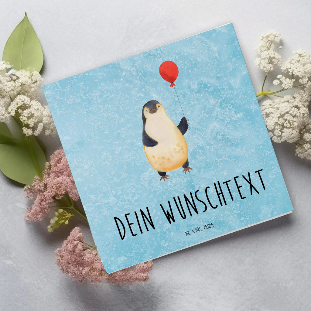 Personalized Deluxe Card Penguin balloon Personalisierte Glückwunschkarte, Personalisierte Einladungskarte, Personalisierte Grußkarte, Personalisierte Geburtstagskarte, Grußkarte selbst gestalten, Grußkarten personalisiert, Personalisiertere Klappkarte, Grußkarte mit Namen, Grußkarte als Geldgeschenk, Grußkarte mit persönlichen Nachrichten, Personalisierte Hochzeitskarte, Grußkarte selber drucken, Personalisierte Karte, Pinguin, Tagträume, Luftballon, Geschenk Freundin, Motivation, Liebe, Pinguine, Geschenkidee, neues Leben, Neustart, Lebenslust, beste Freundin, Glück