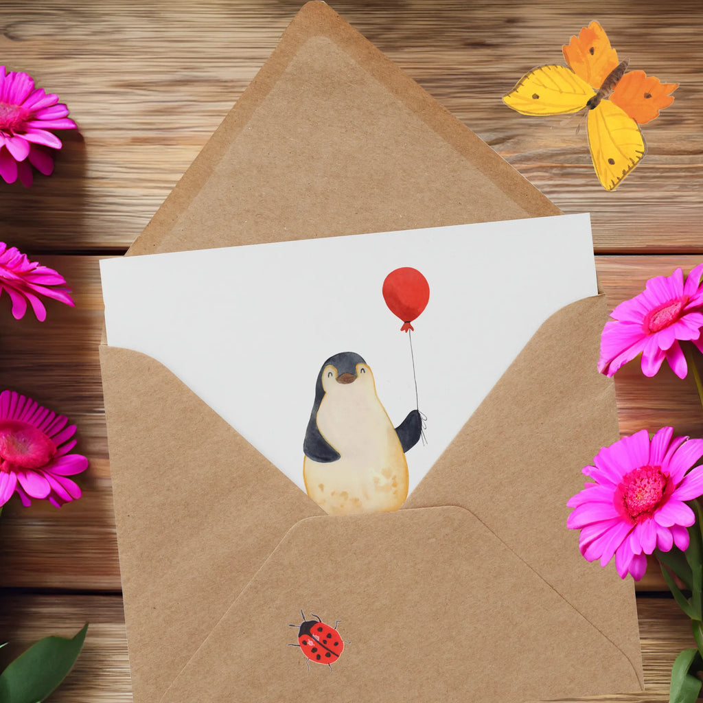 Personalized Deluxe Card Penguin balloon Personalisierte Glückwunschkarte, Personalisierte Einladungskarte, Personalisierte Grußkarte, Personalisierte Geburtstagskarte, Grußkarte selbst gestalten, Grußkarten personalisiert, Personalisiertere Klappkarte, Grußkarte mit Namen, Grußkarte als Geldgeschenk, Grußkarte mit persönlichen Nachrichten, Personalisierte Hochzeitskarte, Grußkarte selber drucken, Personalisierte Karte, Pinguin, Tagträume, Luftballon, Geschenk Freundin, Motivation, Liebe, Pinguine, Geschenkidee, neues Leben, Neustart, Lebenslust, beste Freundin, Glück