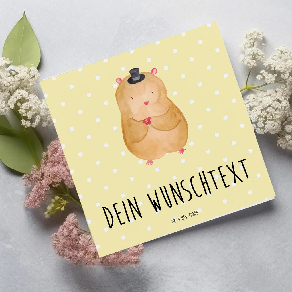 Personalized Deluxe Card hamster cap Personalisierte Glückwunschkarte, Grußkarte als Geldgeschenk, Grußkarte mit Namen, Personalisiertere Klappkarte, Grußkarte selbst gestalten, Personalisierte Hochzeitskarte, Personalisierte Geburtstagskarte, Personalisierte Karte, Grußkarte mit persönlichen Nachrichten, Personalisierte Grußkarte, Grußkarte selber drucken, Personalisierte Einladungskarte, Grußkarten personalisiert, Tiermotive, Gute Laune, lustige Sprüche, Tiere, Hut, Zylinder, Zwerghamster, Magier, Hamster, Zauberer