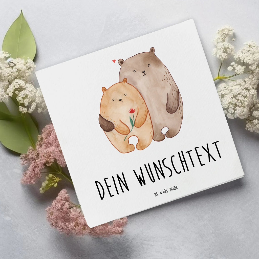 Personalized Deluxe Card Bears in love Personalisierte Karte, Grußkarte mit Namen, Grußkarte selbst gestalten, Personalisiertere Klappkarte, Grußkarte als Geldgeschenk, Grußkarte selber drucken, Grußkarte mit persönlichen Nachrichten, Personalisierte Hochzeitskarte, Grußkarten personalisiert, Personalisierte Grußkarte, Personalisierte Geburtstagskarte, Personalisierte Glückwunschkarte, Personalisierte Einladungskarte, Liebe, Partner, Freund, Freundin, Ehemann, Ehefrau, Heiraten, Verlobung, Heiratsantrag, Liebesgeschenk, Jahrestag, Hocheitstag, Verliebt, Liebesbeweis, Bärchen, Bären, Verlobt, Bär, Hochzeitstag, Geschenk Freund, Geschenk Hochzeit, Geschenk Freundin, Verheiratet
